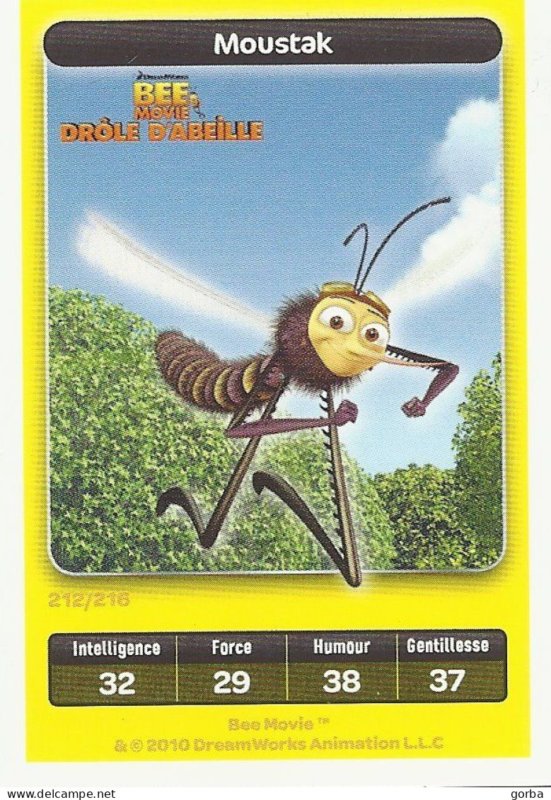 *Lot De 2 Cartes DreamWorks Carrefour: BEE Movie - DROLE D'ABEILLE. Possibilité Vente à L'unité - Disney