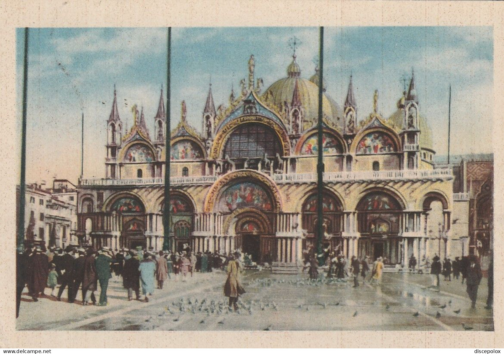 U6080 Venezia - Basilica Di San Marco - Illustrazione Illustration / Viaggiata 1948 - Venezia (Venice)