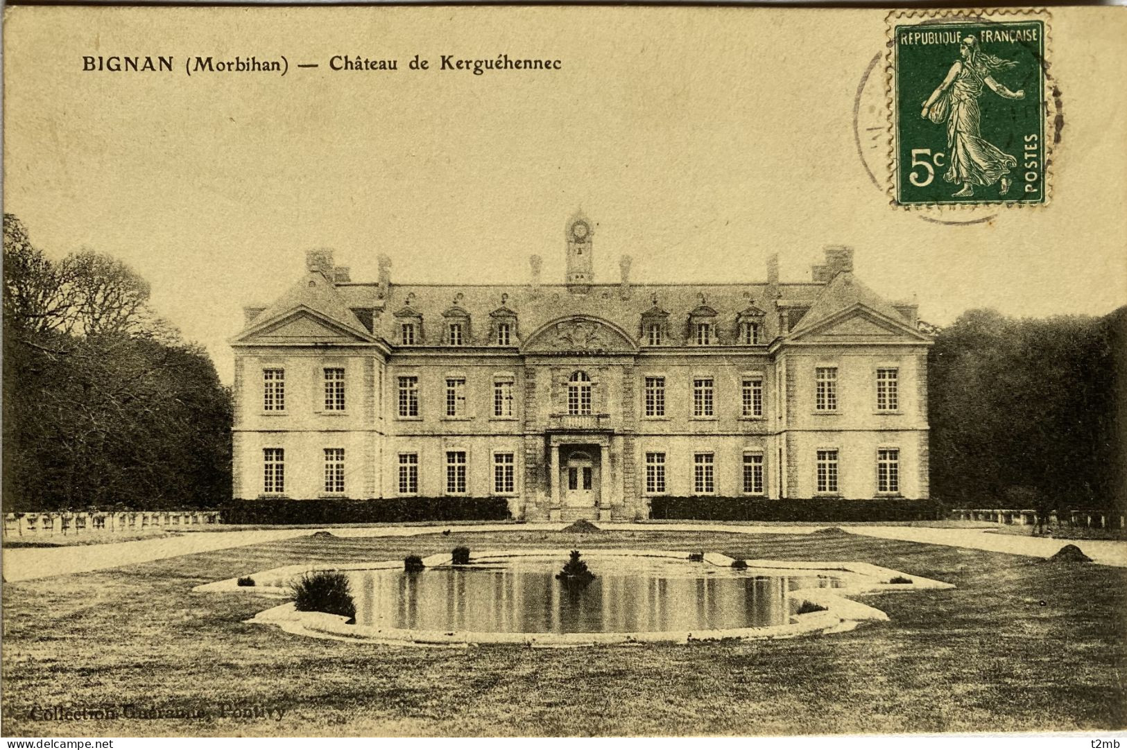 CPA BIGNAN (Morbihan) - Château De Kerguéhennec - Other & Unclassified