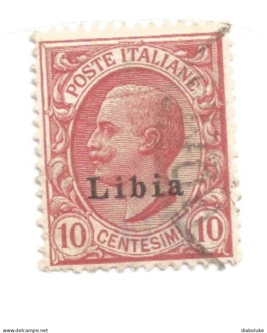 (COLONIE E POSSEDIMENTI) 1912-1915, LIBIA, SOPRASTAMPATI, 10c - 1 Francobollo (CAT. SASSONE N.4) - Libië