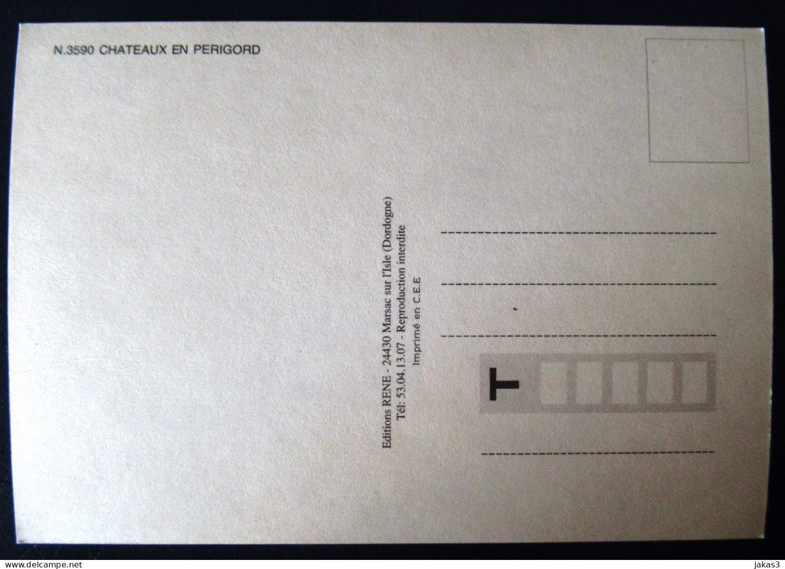 CPM CARTE POSTALE  CARTE GÉOGRAPHIQUE DORDOGNE  ET MULTI-VUES - Landkaarten