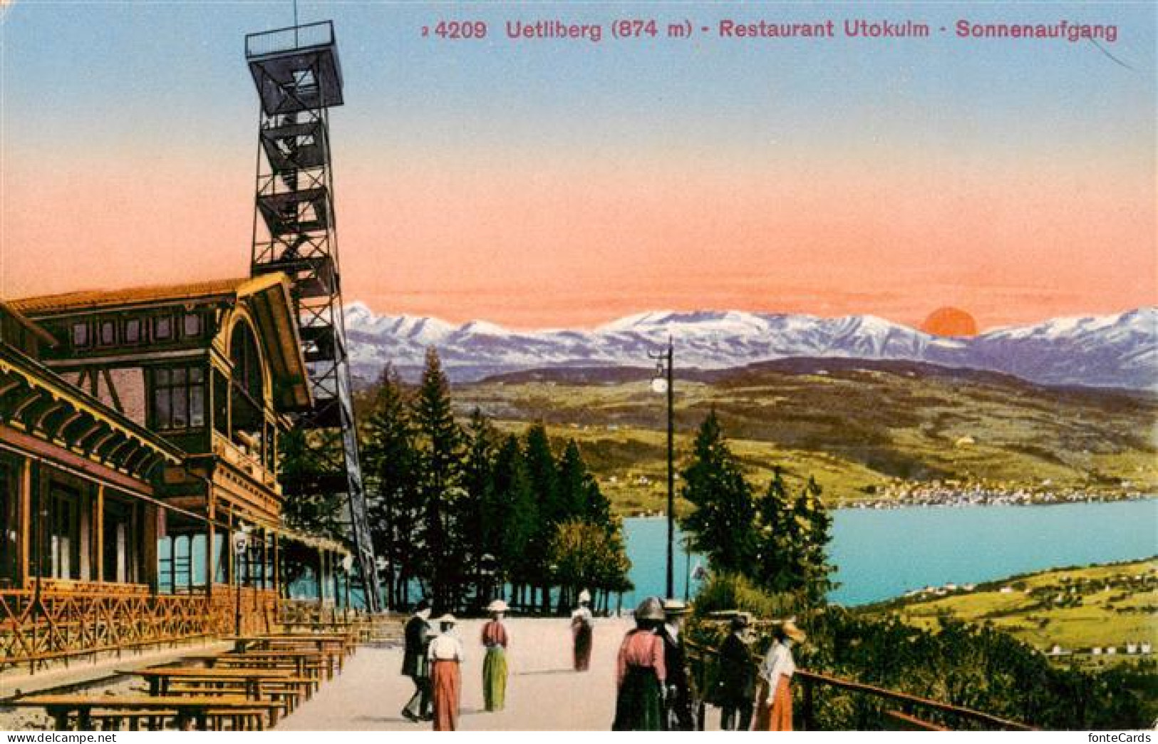 13919973 Uetliberg_ueetliberg_ZH Restaurant Utokulm Sonnenaufgang - Autres & Non Classés