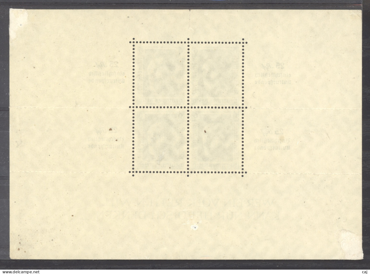 Allemagne  -  Reich  -  Blocs V :  Mi  11  * - Blocks & Sheetlets