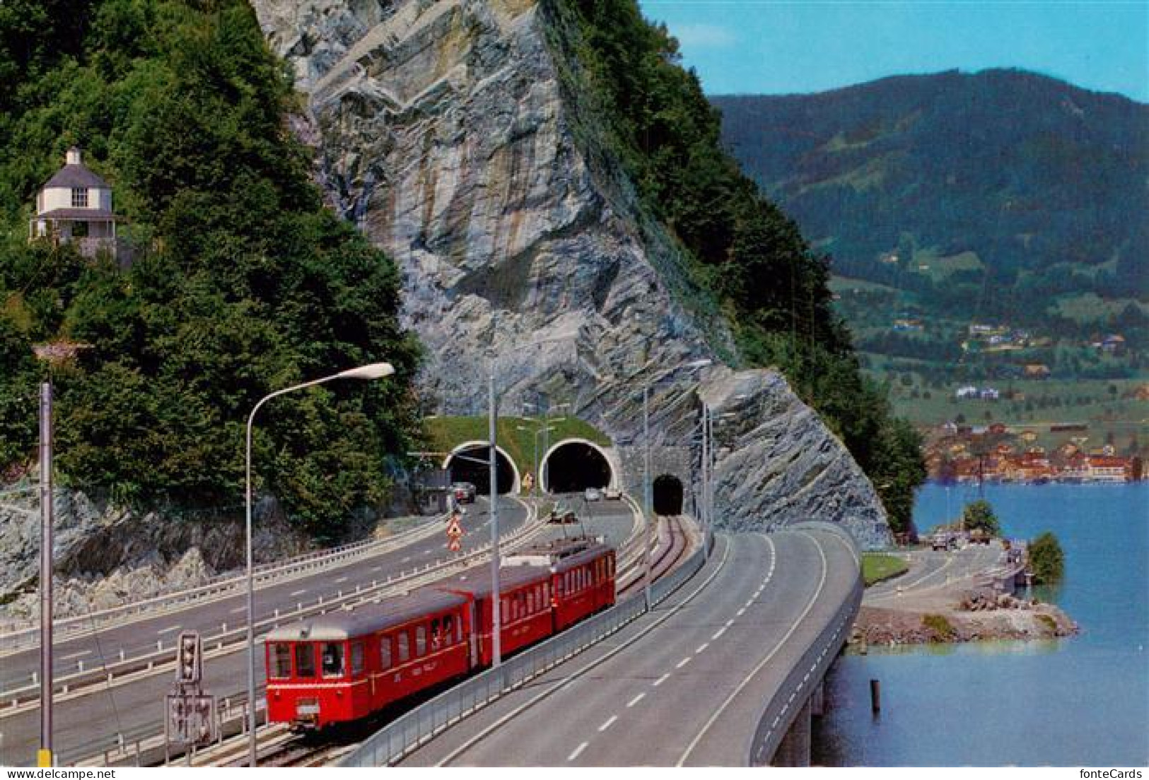 13919901 Stansstad Vierwaldstaettersee Acheregg Bruecke Und Luzern Stans Engelbe - Andere & Zonder Classificatie