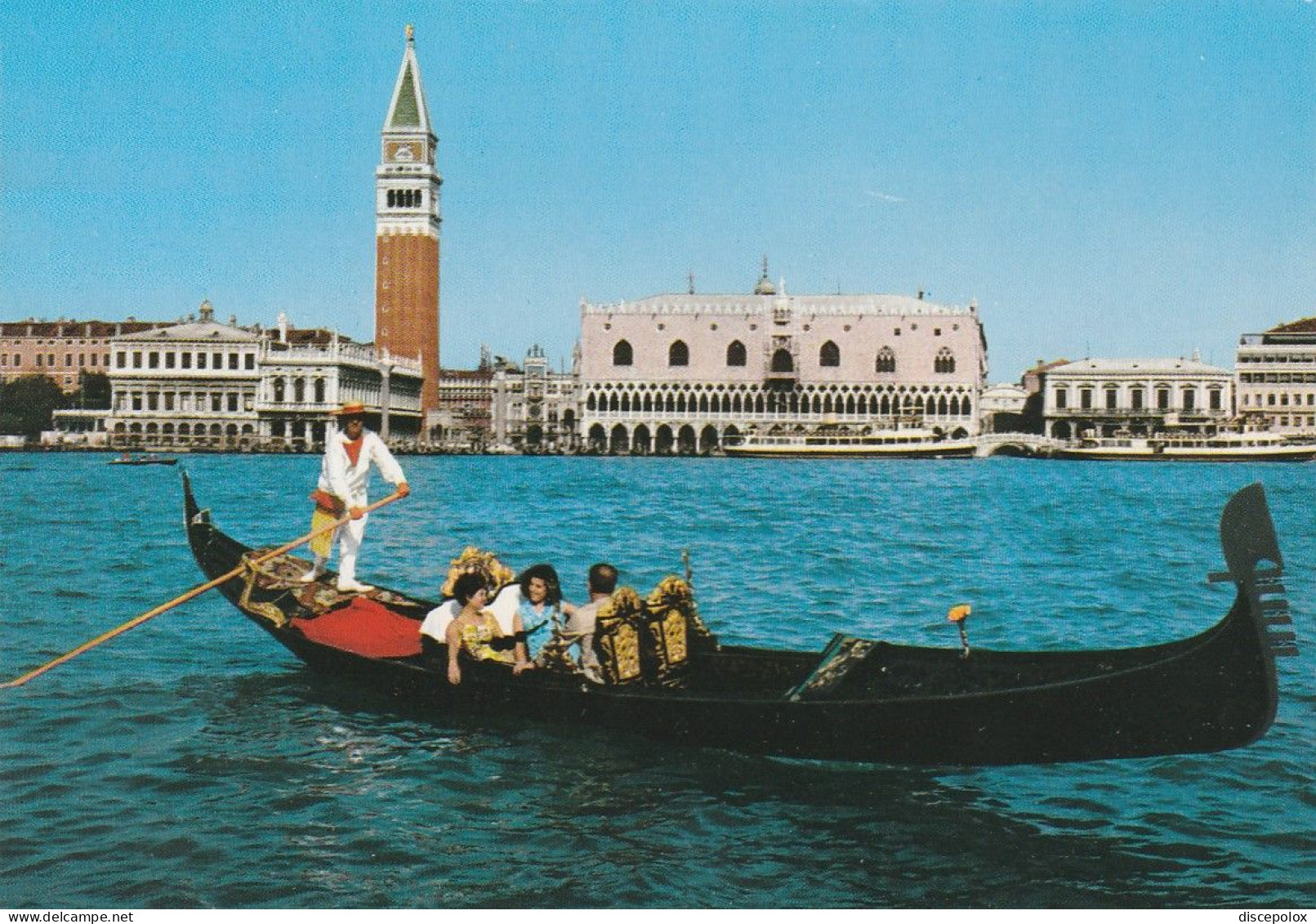 U6085 Venezia - Panorama Del Bacino Di San Marco - Gondola Gondole / Non Viaggiata - Venezia (Venice)