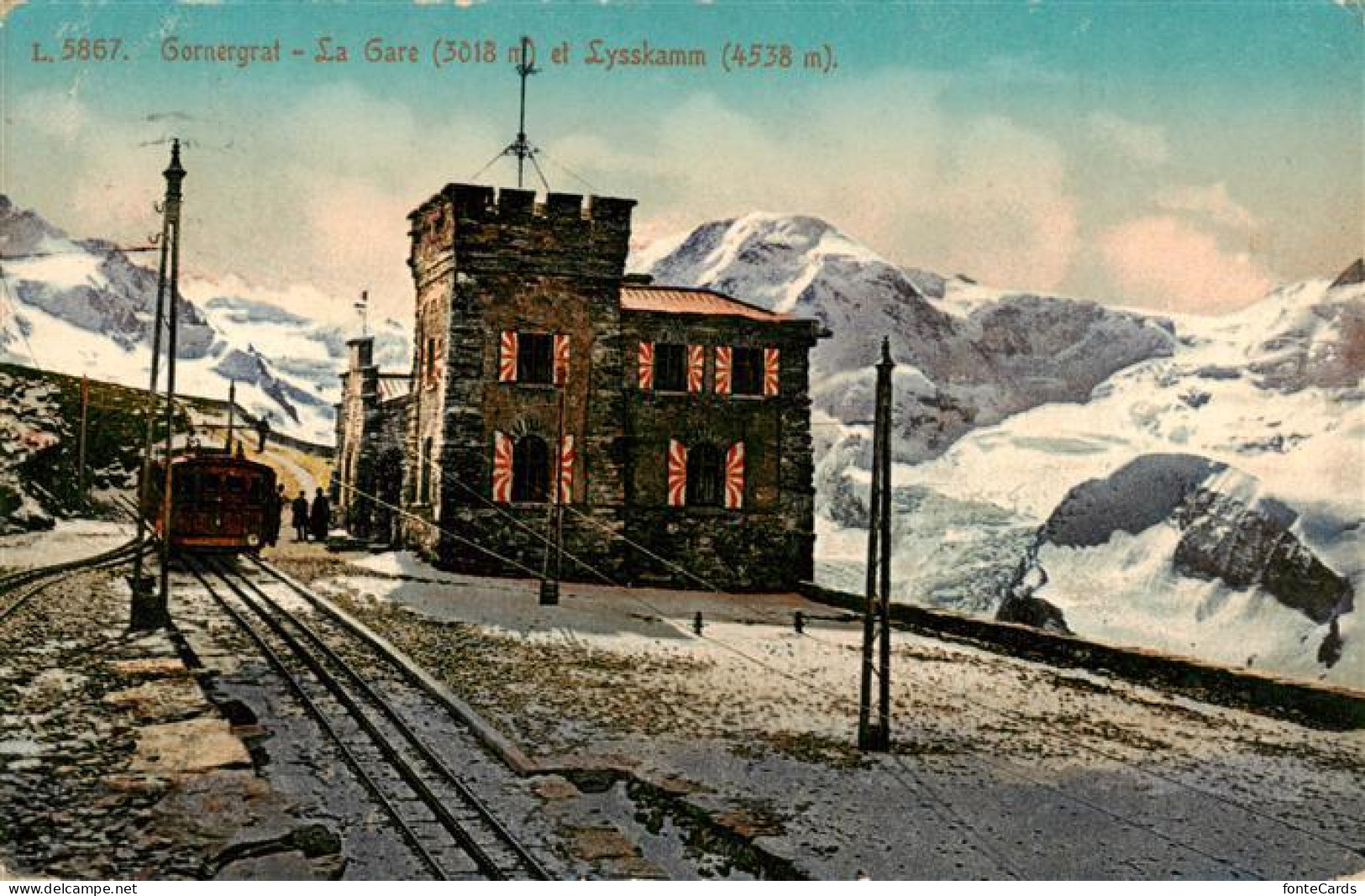 13919886 Gornergrat_Zermatt_VS La Gare Et Lysskamm - Sonstige & Ohne Zuordnung