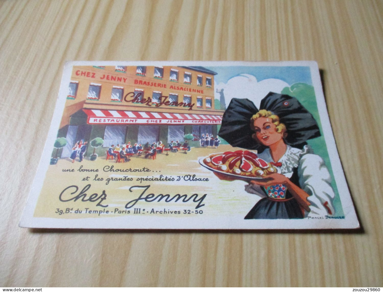 Paris (75).La Vraie Brasserie Charcuterie Alsacienne " Chez Jenny ". - Cafés, Hôtels, Restaurants