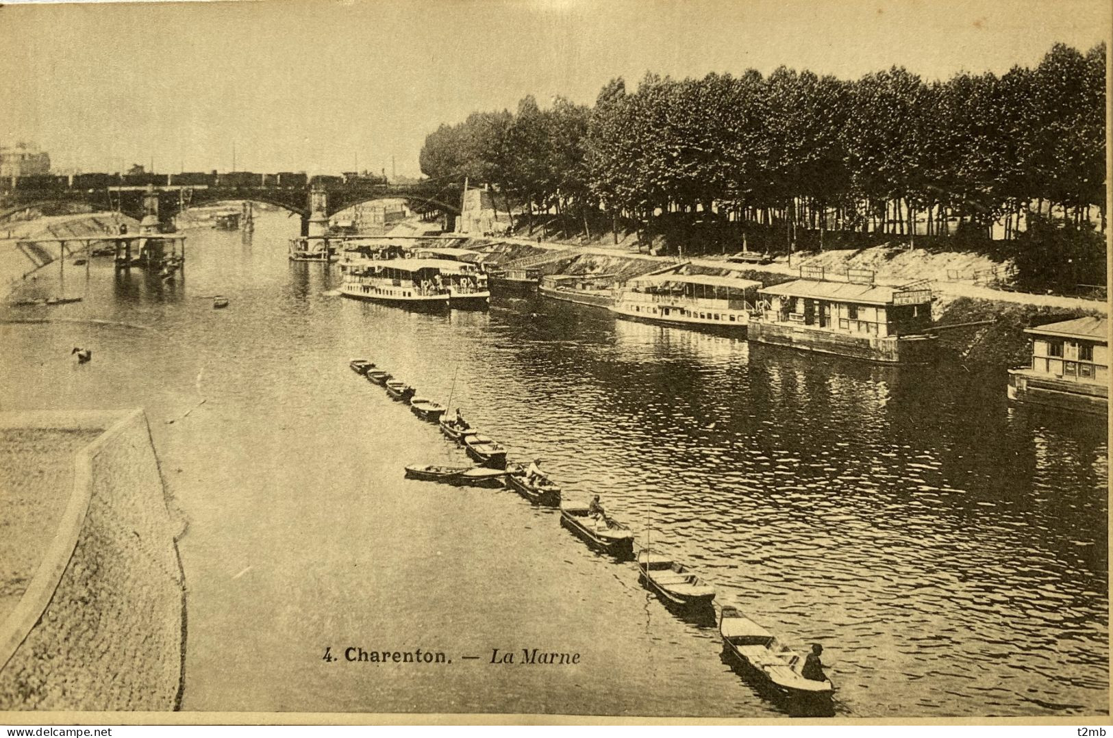 CPA CHARENTON (Val De Marne) - La Marne (n°4) - Charenton Le Pont