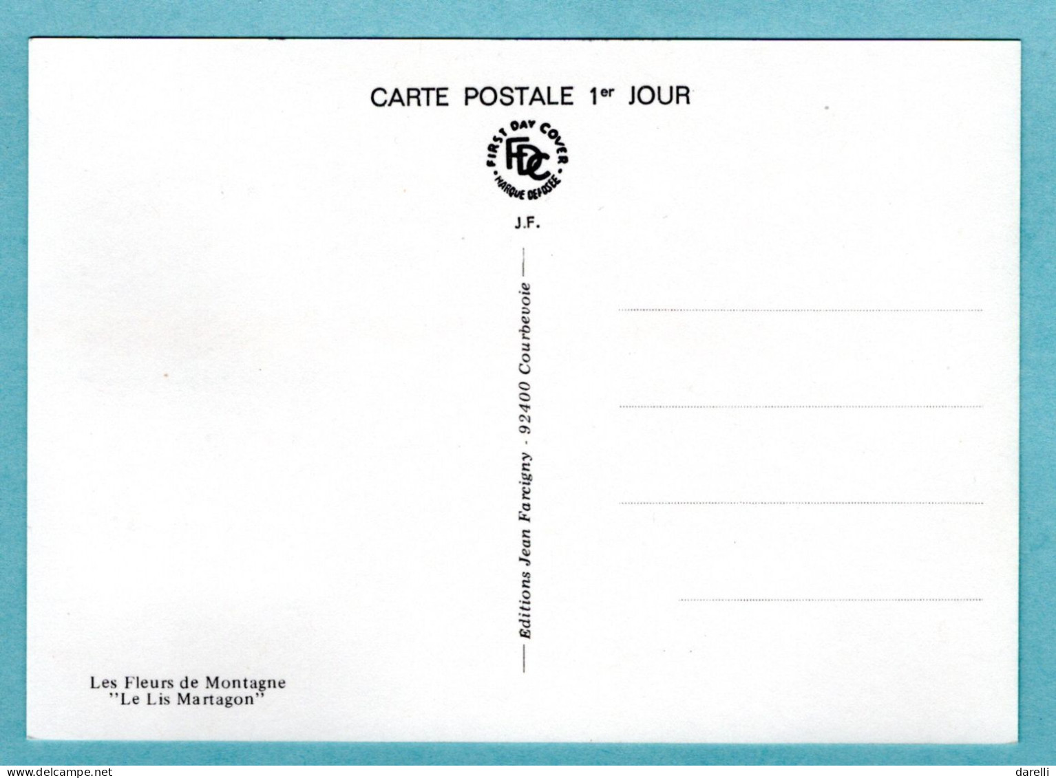 Carte Maximum 1983 - Fleurs De Montagne - Martagon - YT 2267 - 31 Toulouse - 1980-1989