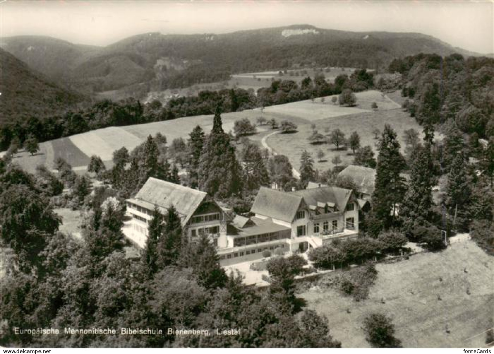 13919421 Liestal_BL Europ Mennoritische Bibelschule Bienenberg Fliegeraufnahme - Autres & Non Classés