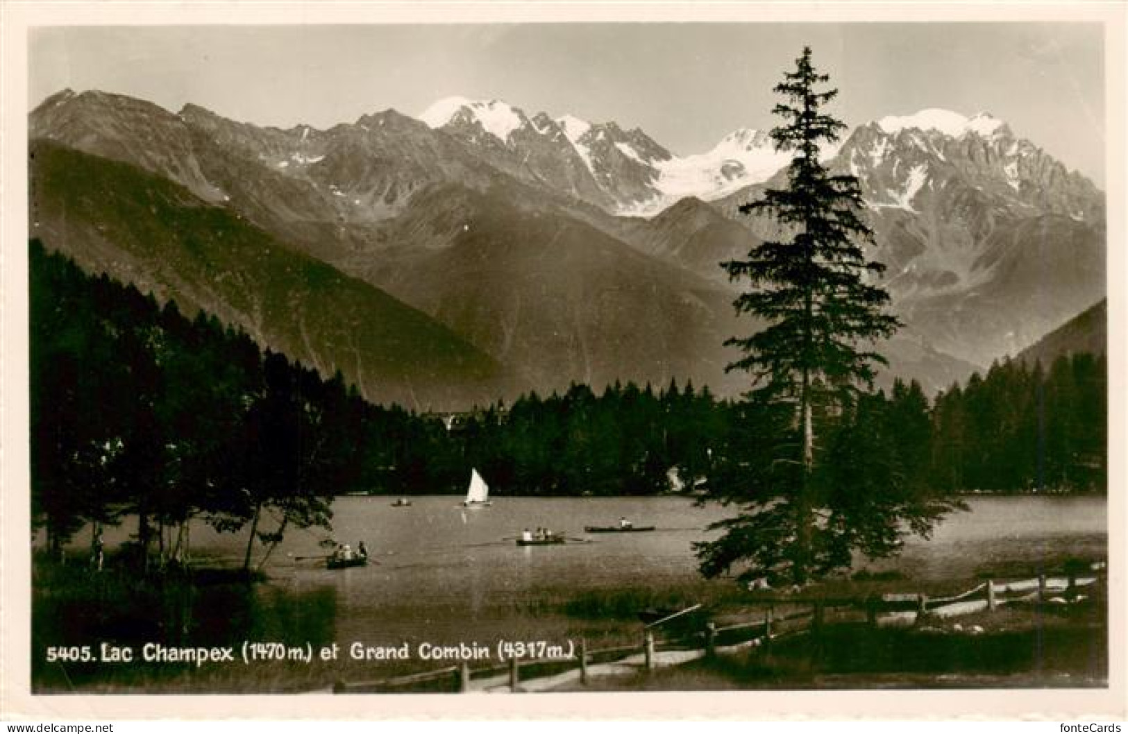 13918942 Lac_Champex_VS Et Grand Combin - Sonstige & Ohne Zuordnung