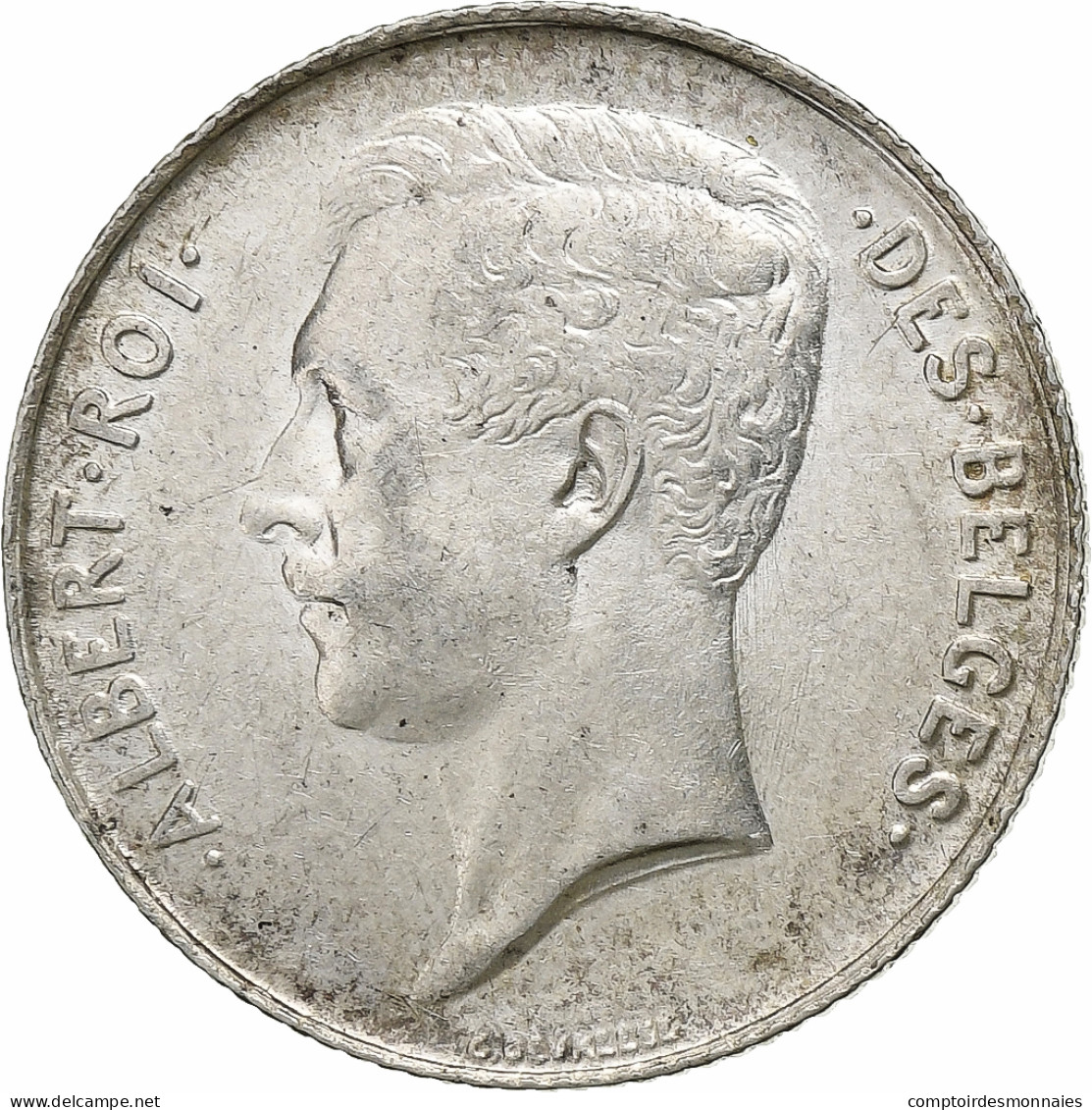 Belgique, Albert I, Franc, 1912, Bruxelles, Argent, SUP, KM:72 - 1 Franc