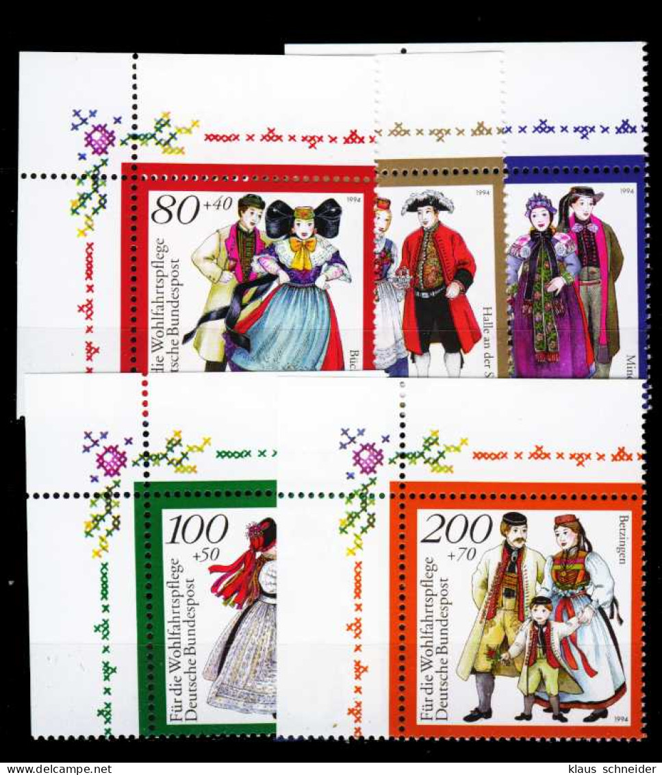 BRD 1994 Nr 1757-1761 Postfrisch ECKE-OLI X1C512A - Unused Stamps