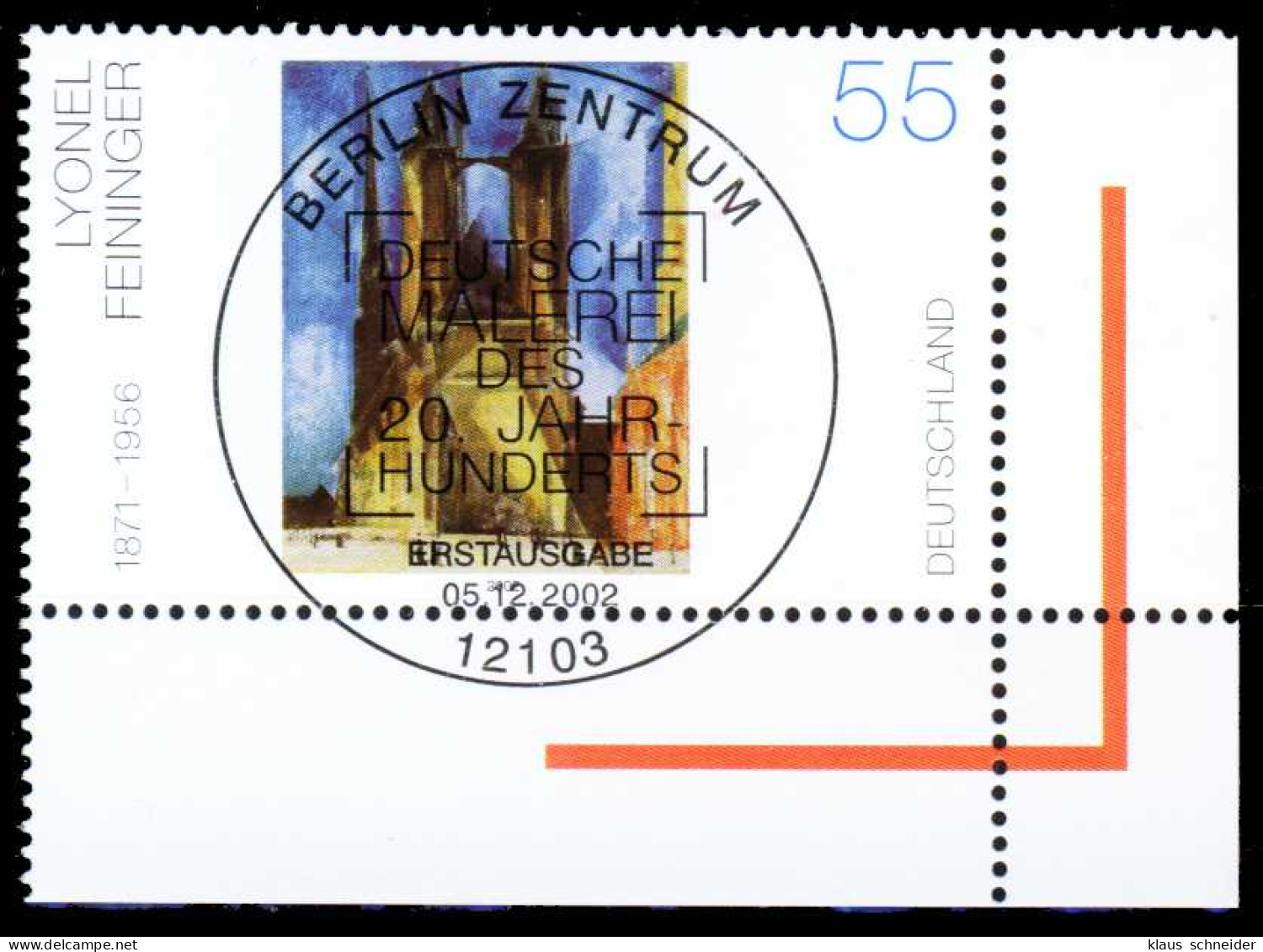 BRD BUND 2002 Nr 2294 ESST Zentrisch Gestempelt ECKE-URE X2CBB12 - Used Stamps