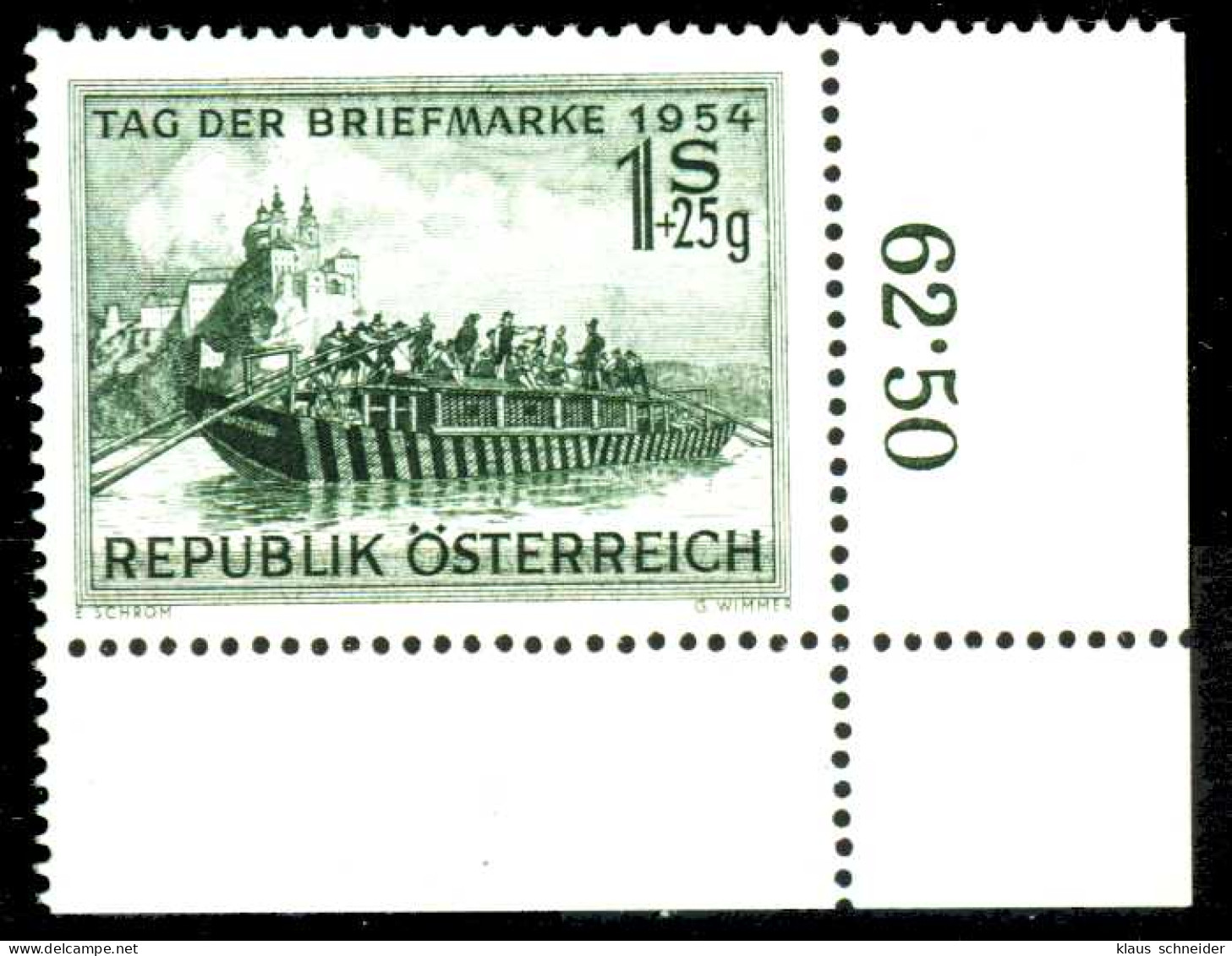 ÖSTERREICH 1954 Nr 1010 Postfrisch ECKE-URE X336A82 - Neufs