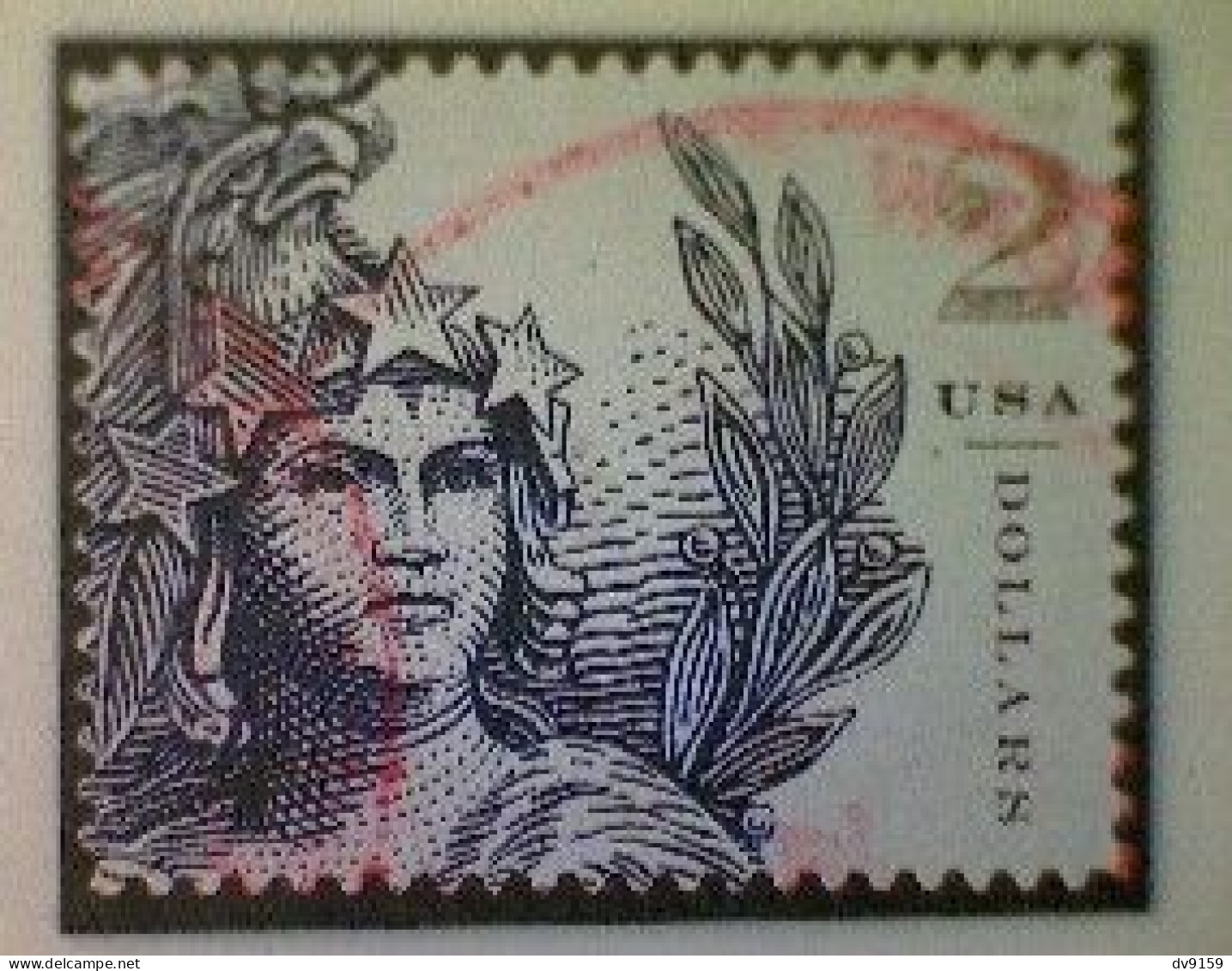 United States, Scott #5296, Used(o), 2018, Statue Of Freedom, $2.00, Indigo - Gebraucht