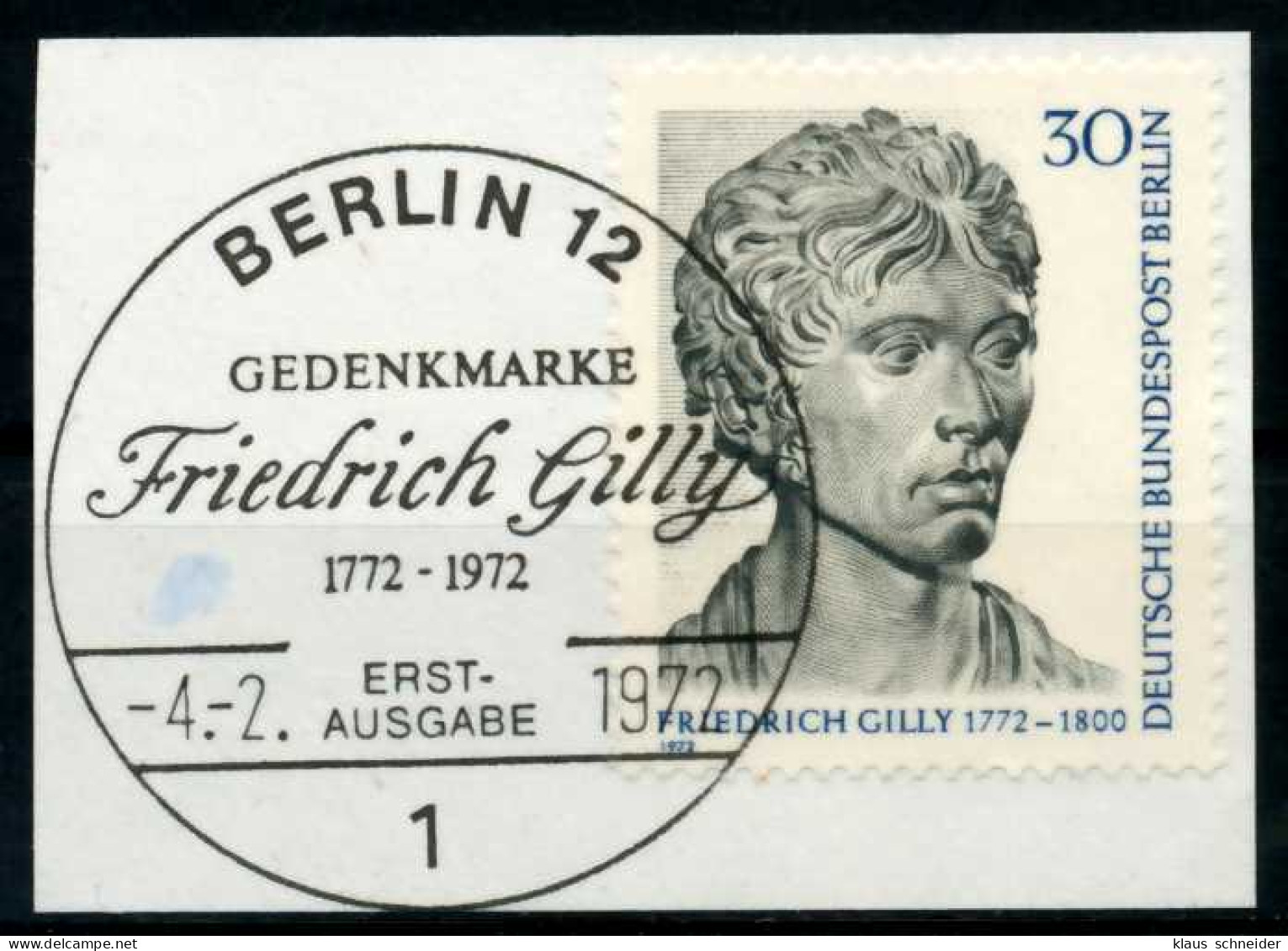 BERLIN 1972 Nr 426 Gestempelt Briefstück X5E81DA - Oblitérés