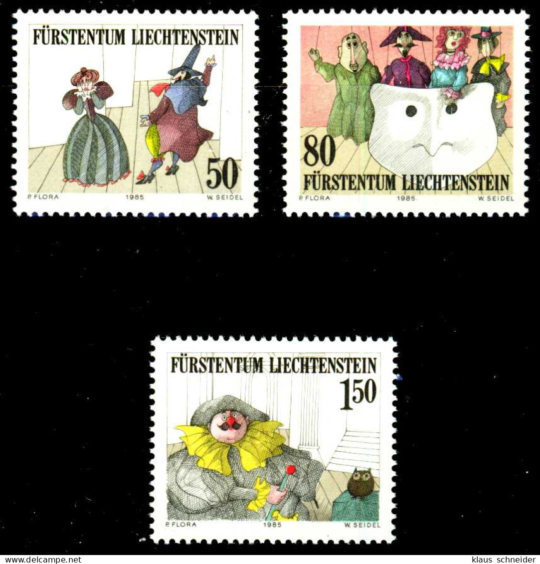 LIECHTENSTEIN 1985 Nr 887-889 Postfrisch SB46306 - Neufs