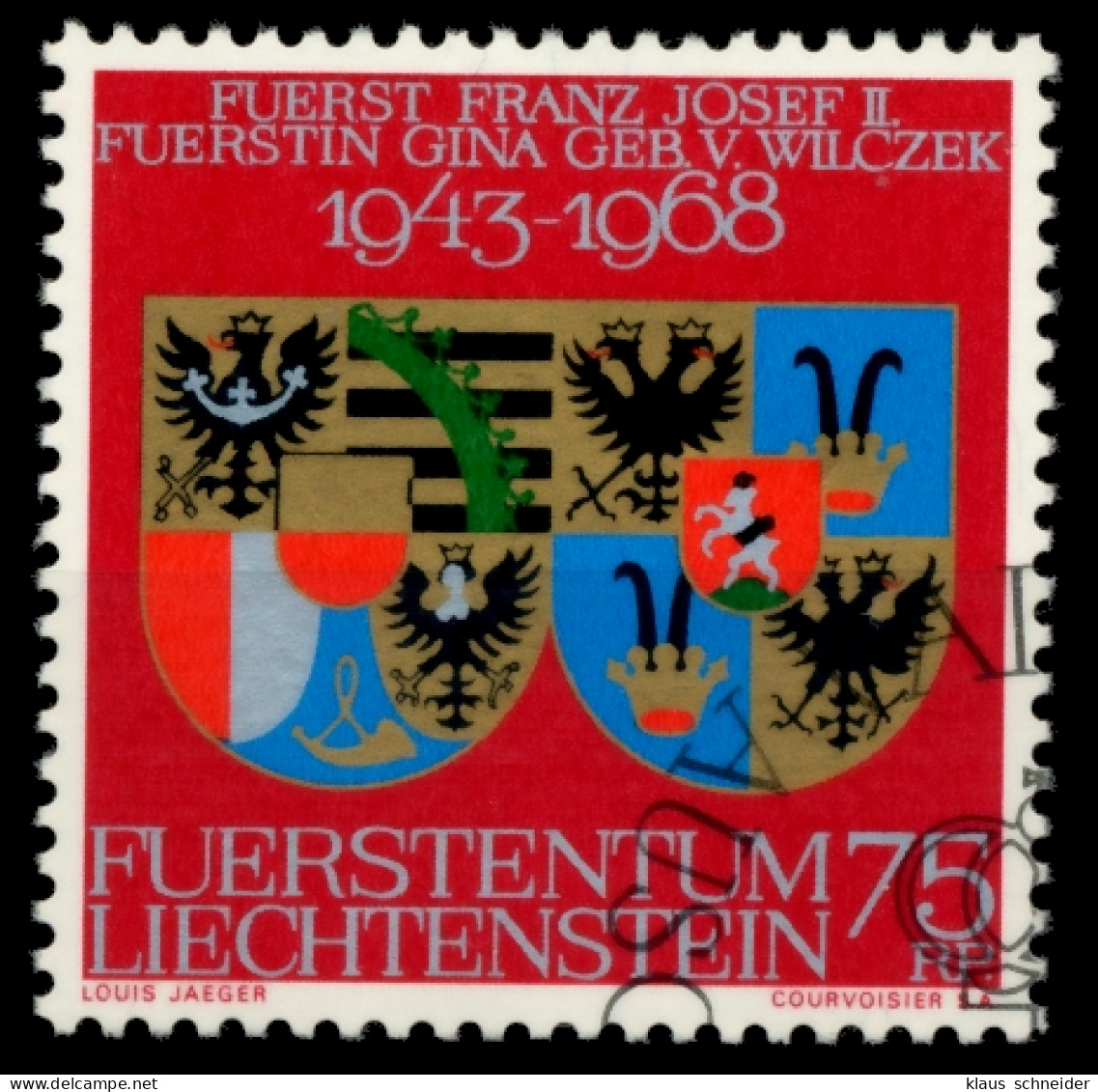 LIECHTENSTEIN 1968 Nr 496 Gestempelt X6E943A - Used Stamps