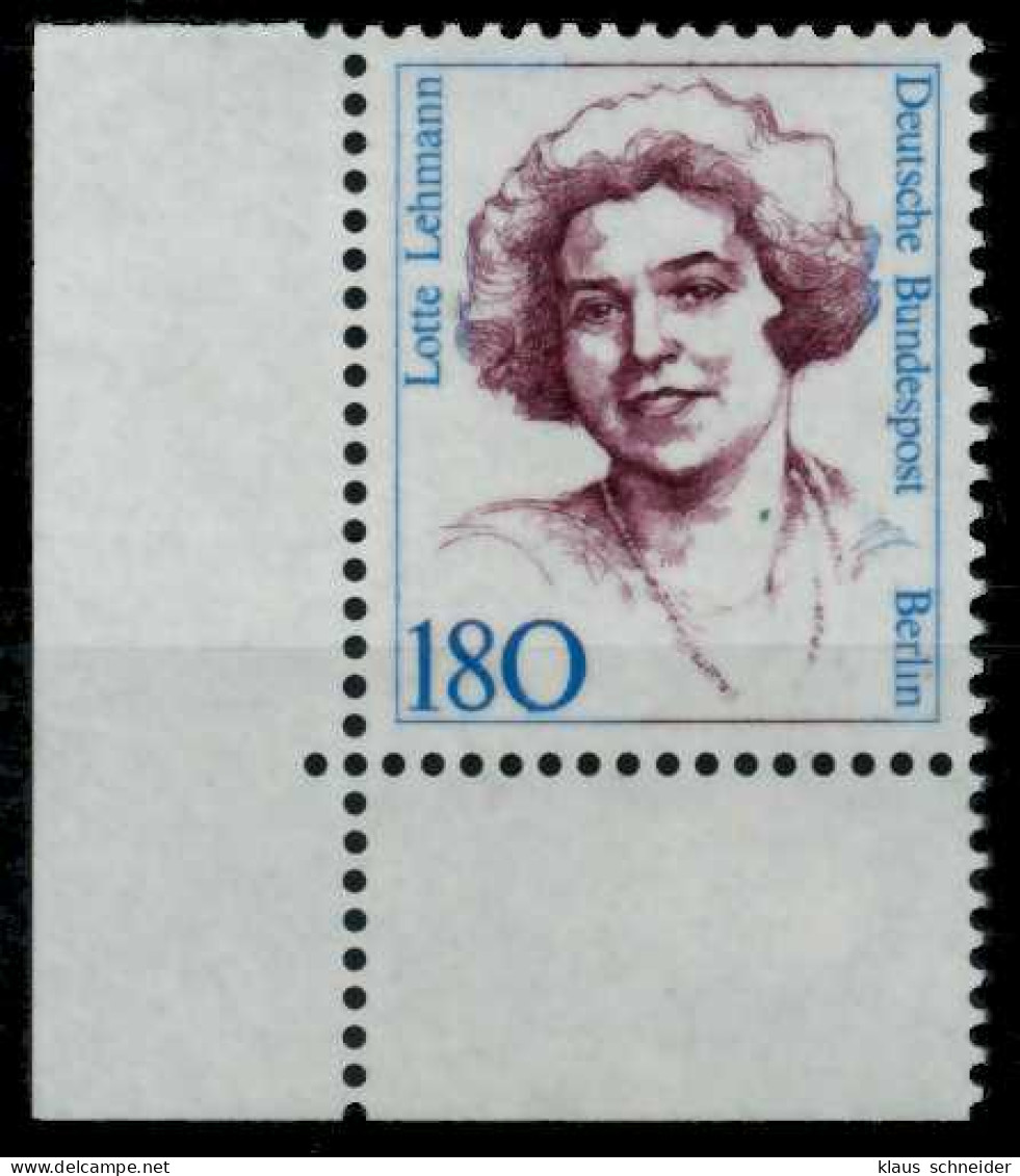 BERLIN DS FRAUEN Nr 844 Postfrisch ECKE-ULI X702D76 - Unused Stamps