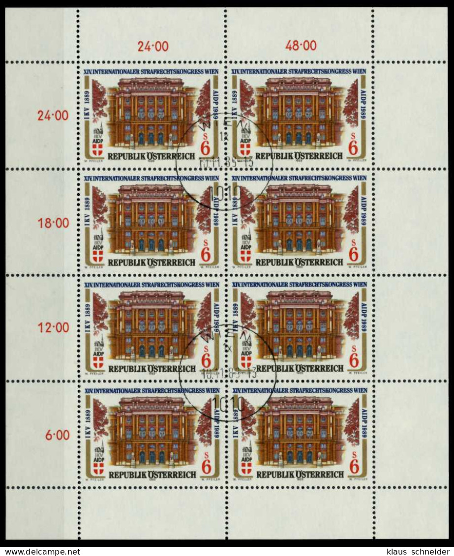 ÖSTERREICH BLOCK KLEINBOGEN 1980-1989 Nr 1971 Z SBDB442 - Blocs & Feuillets