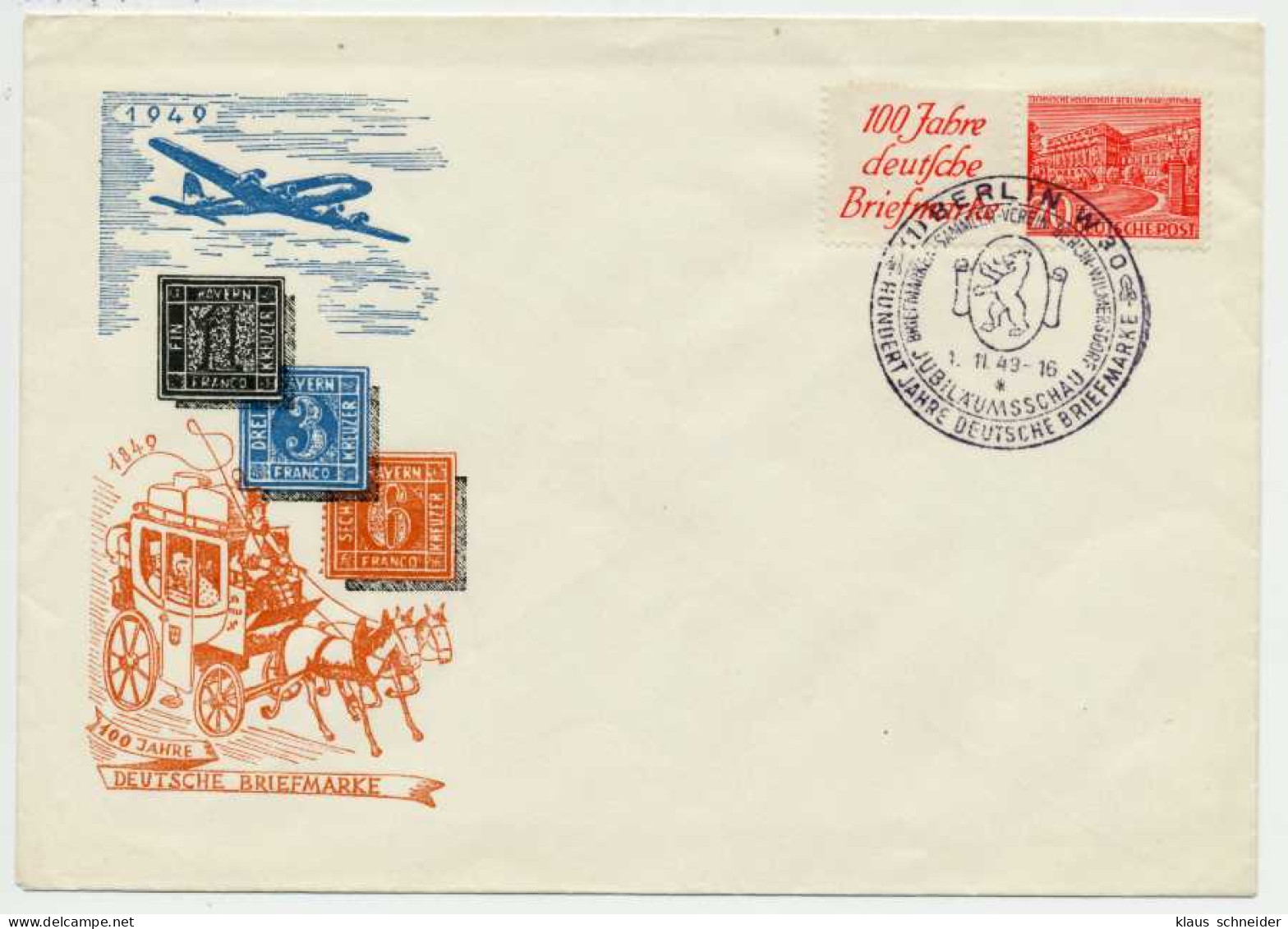BERLIN Nr W13 BRIEF FDC X7256BE - Other & Unclassified