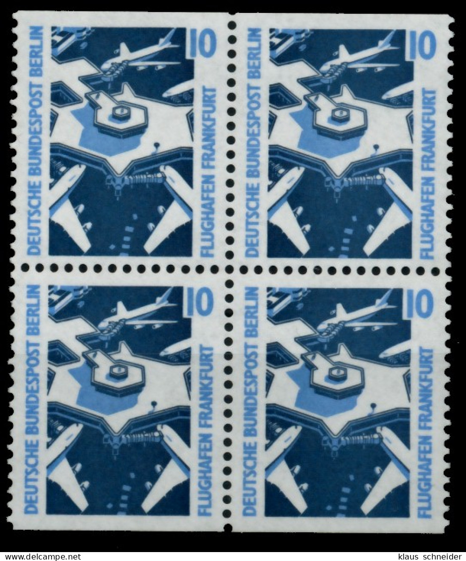 BERLIN DS SEHENSW Nr 798C D-VB Postfrisch VIERERBLOCK SC4C08E - Unused Stamps