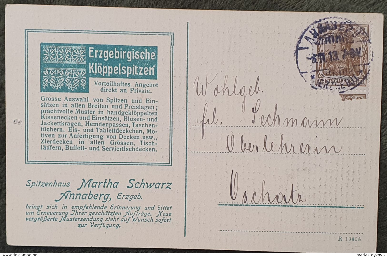 1913. Bilder Aus Dem Erzgebirge. Der Erste Unterricht. - Annaberg-Buchholz