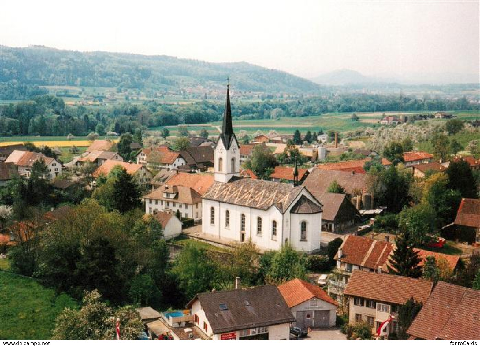 13918093 Stetten_AG Kirche St Vinzenz Und Unterdorf - Autres & Non Classés