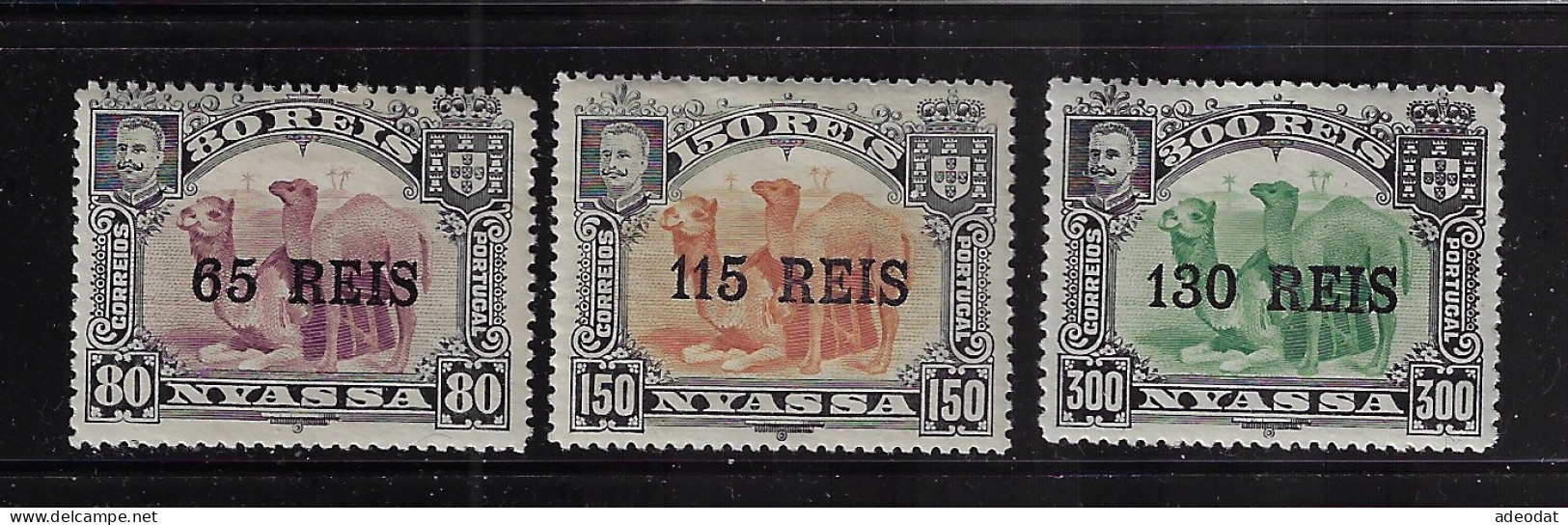 NYASSA  1903  SCOTT #39-41   MH   CV $3.00 - Nyasaland