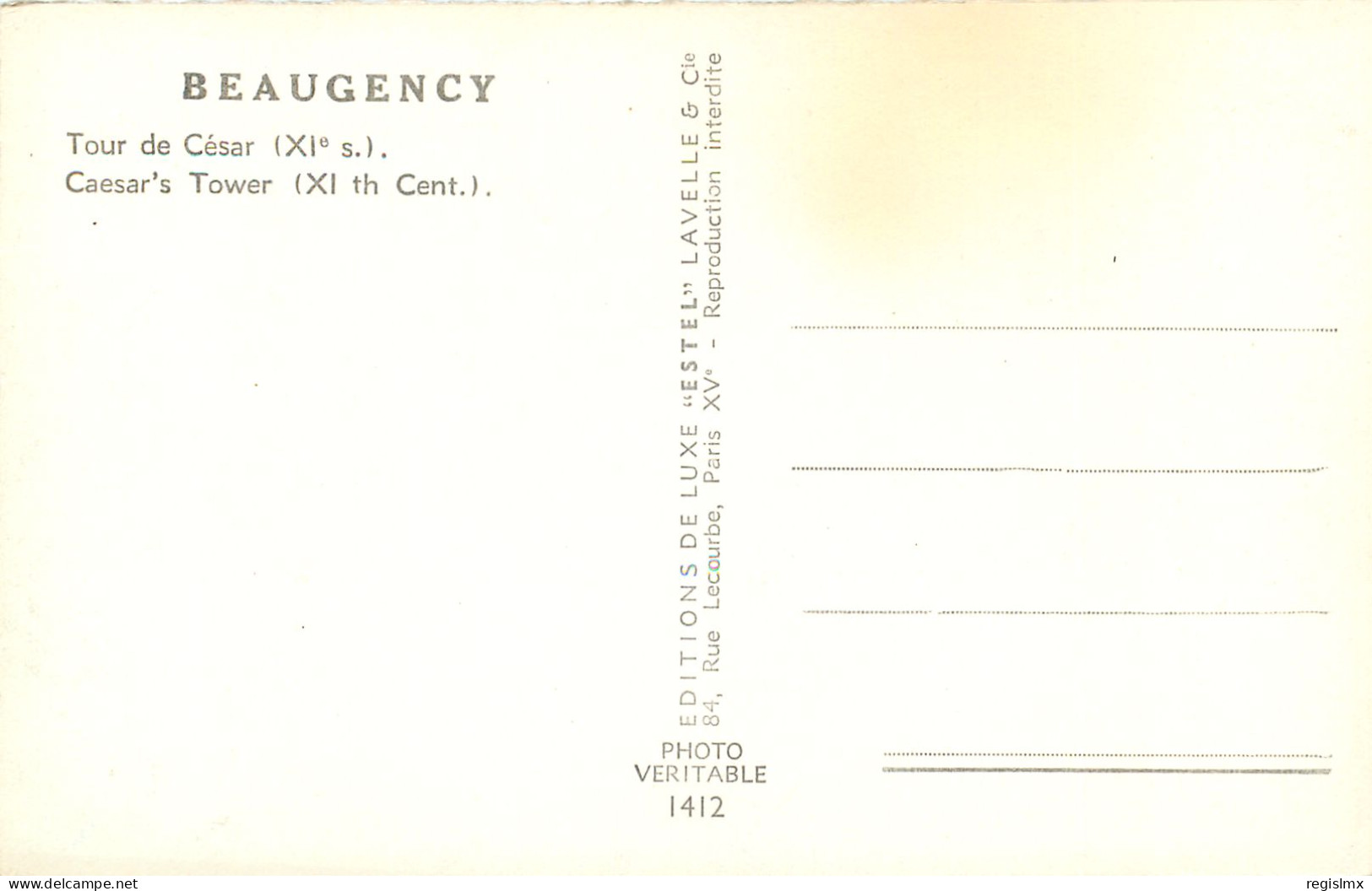 45-BEAUGENCY-N°3010-G/0181 - Beaugency