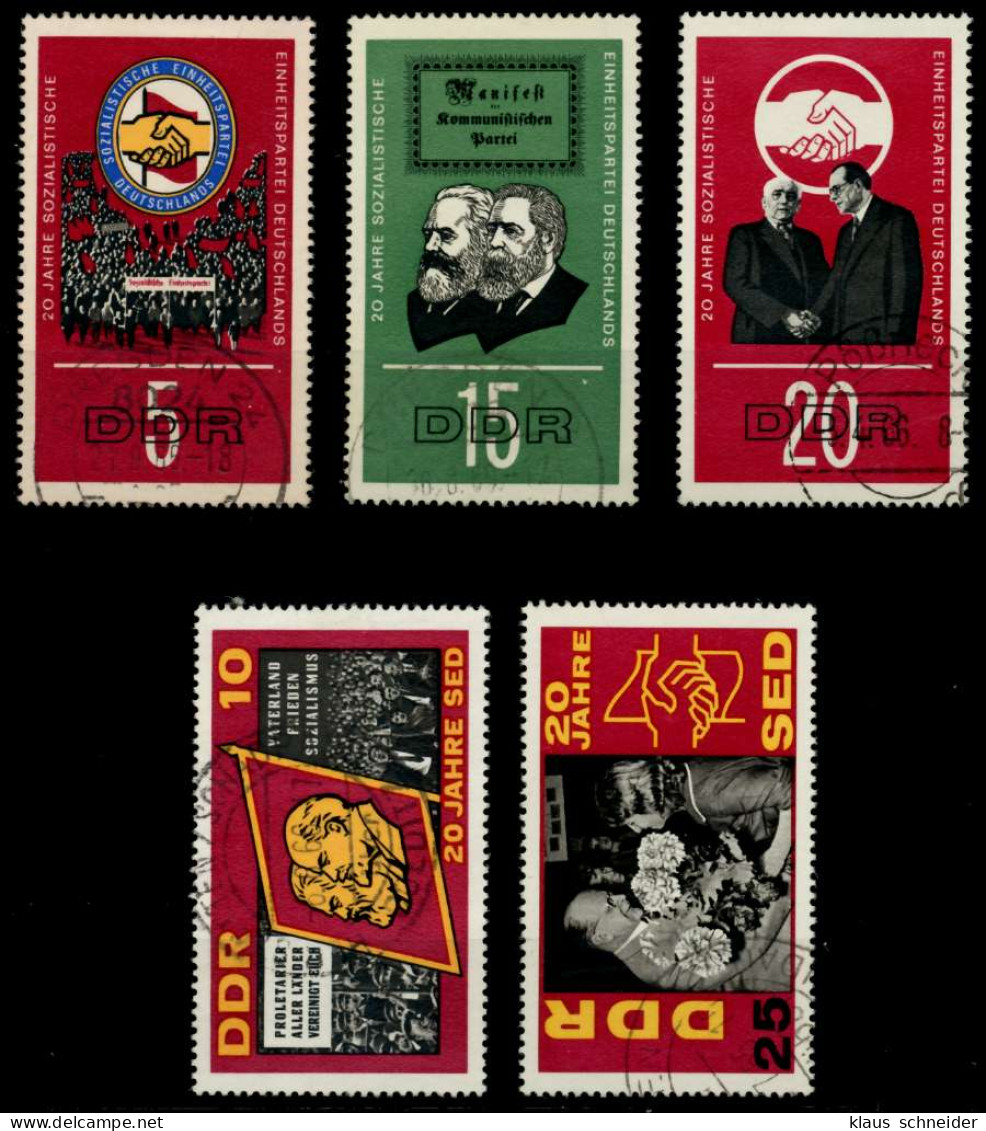 DDR 1966 Nr 1173-1177 Gestempelt X9075FE - Used Stamps