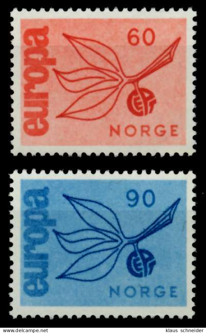 NORWEGEN 1965 Nr 532-533 Postfrisch S04228A - Ungebraucht