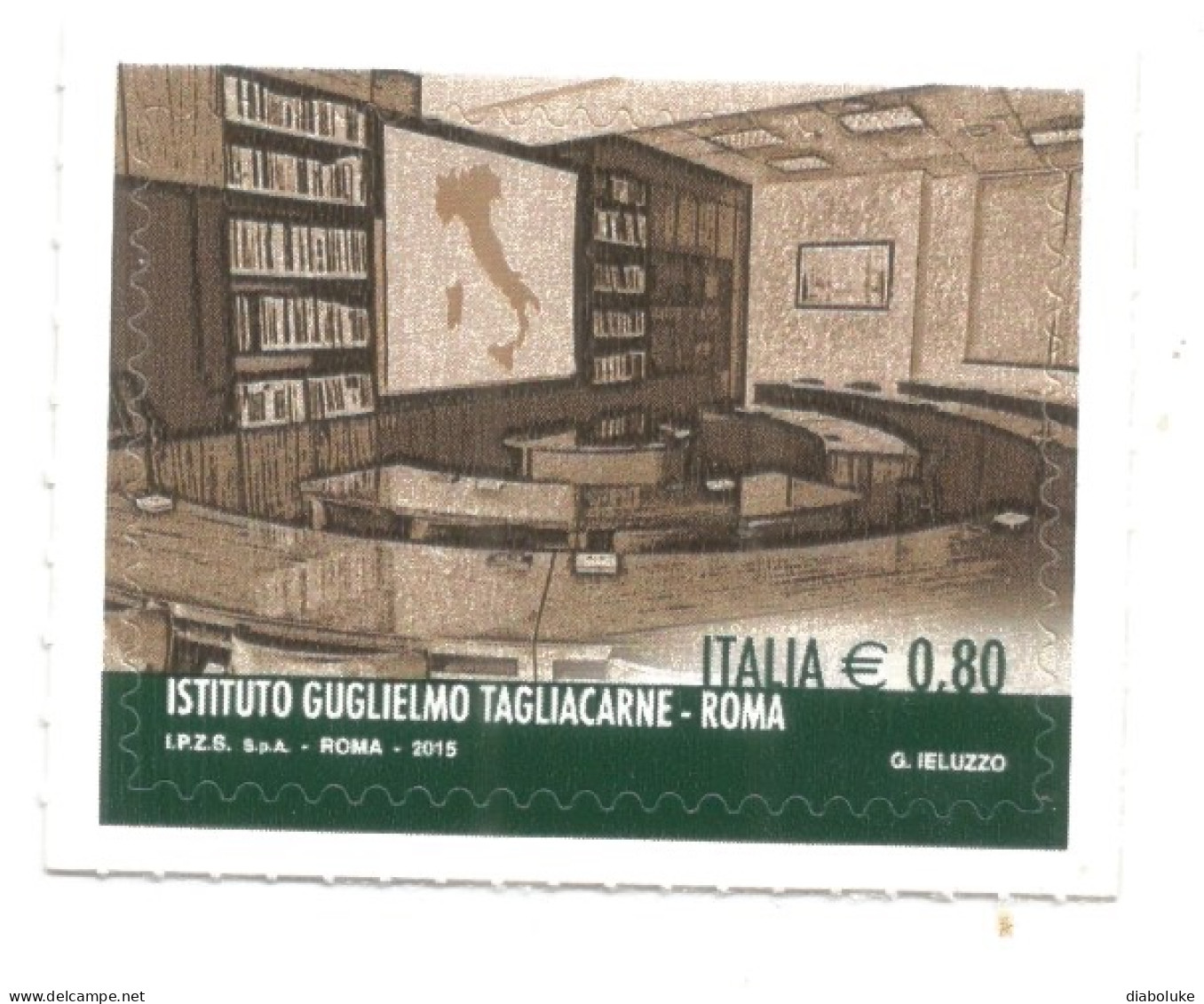 (REPUBBLICA ITALIANA) 2015, ISTITUTO GUGLIELMO TAGLIACARNE, ROMA - Francobollo Nuovo MNH - 2011-20: Mint/hinged