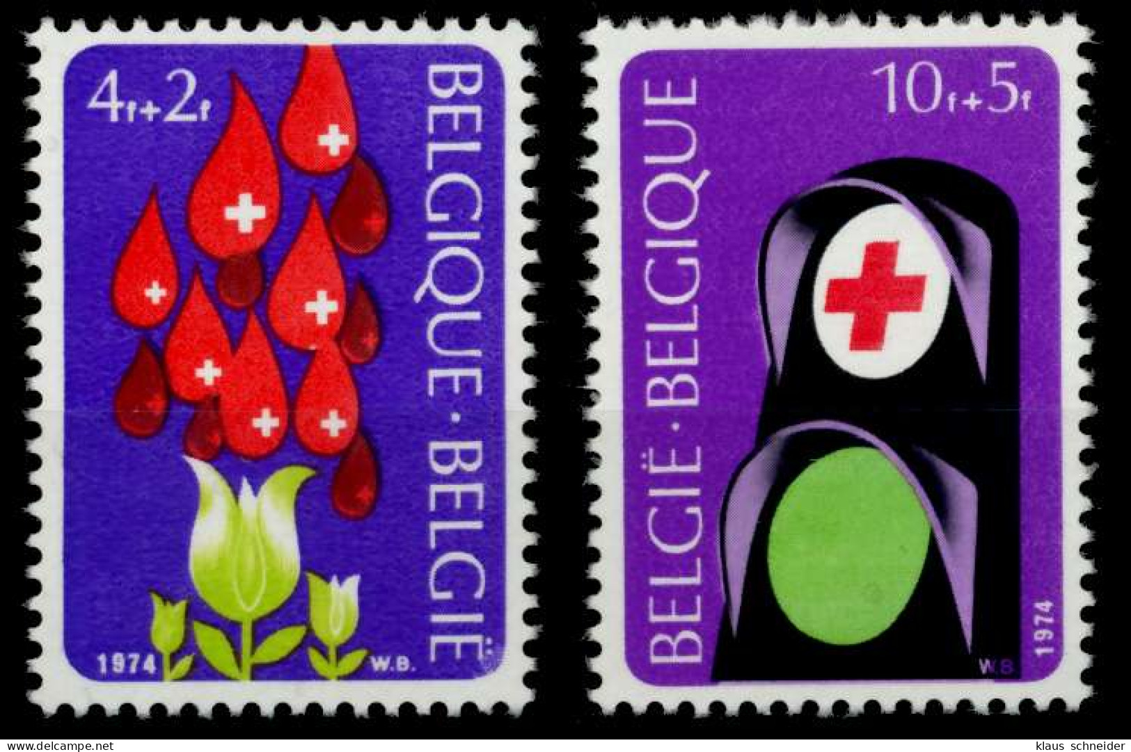 BELGIEN Nr 1757-1758 Postfrisch S048AE6 - Unused Stamps