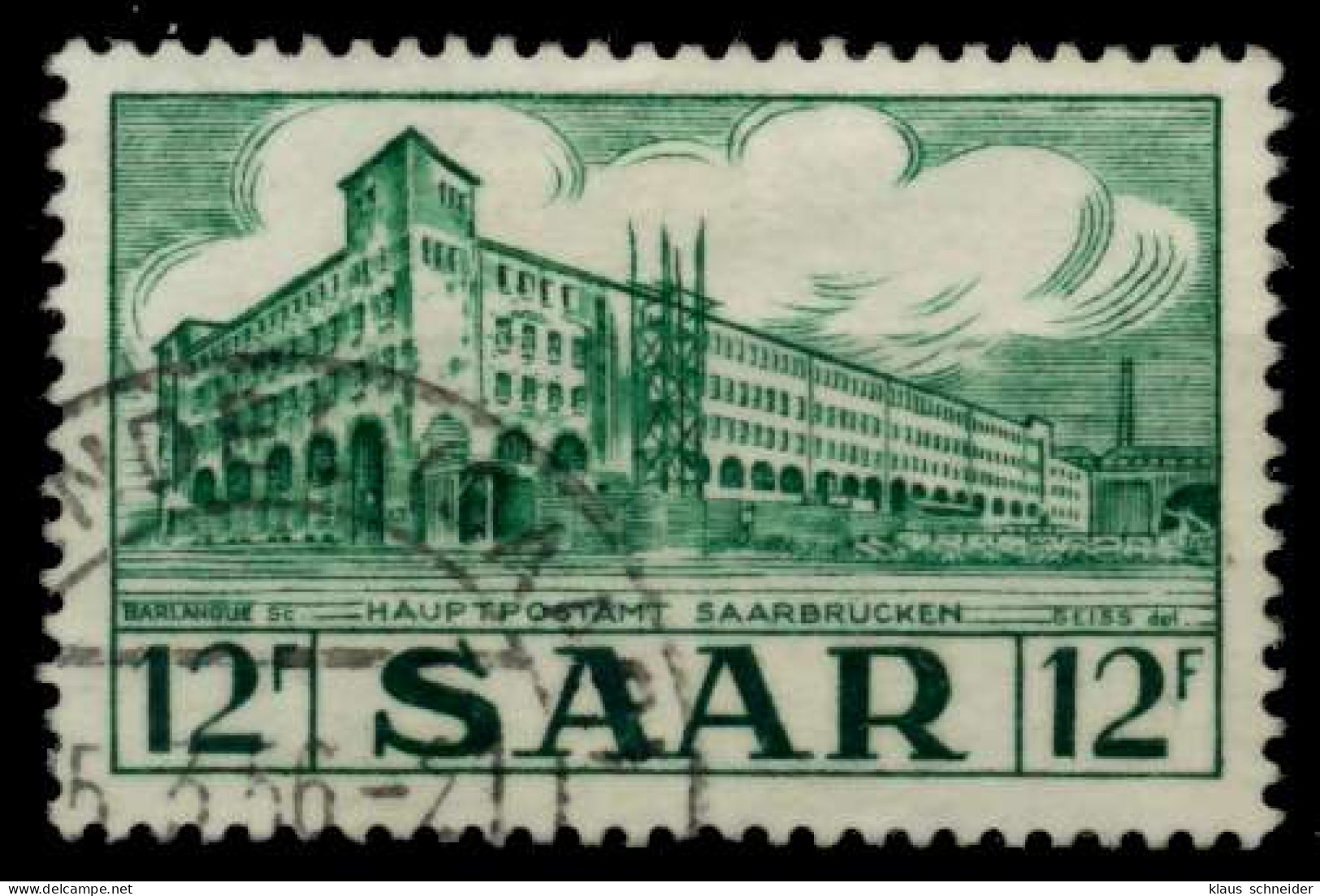SAARLAND 1952 Nr 326 Gestempelt X9693A2 - Used Stamps