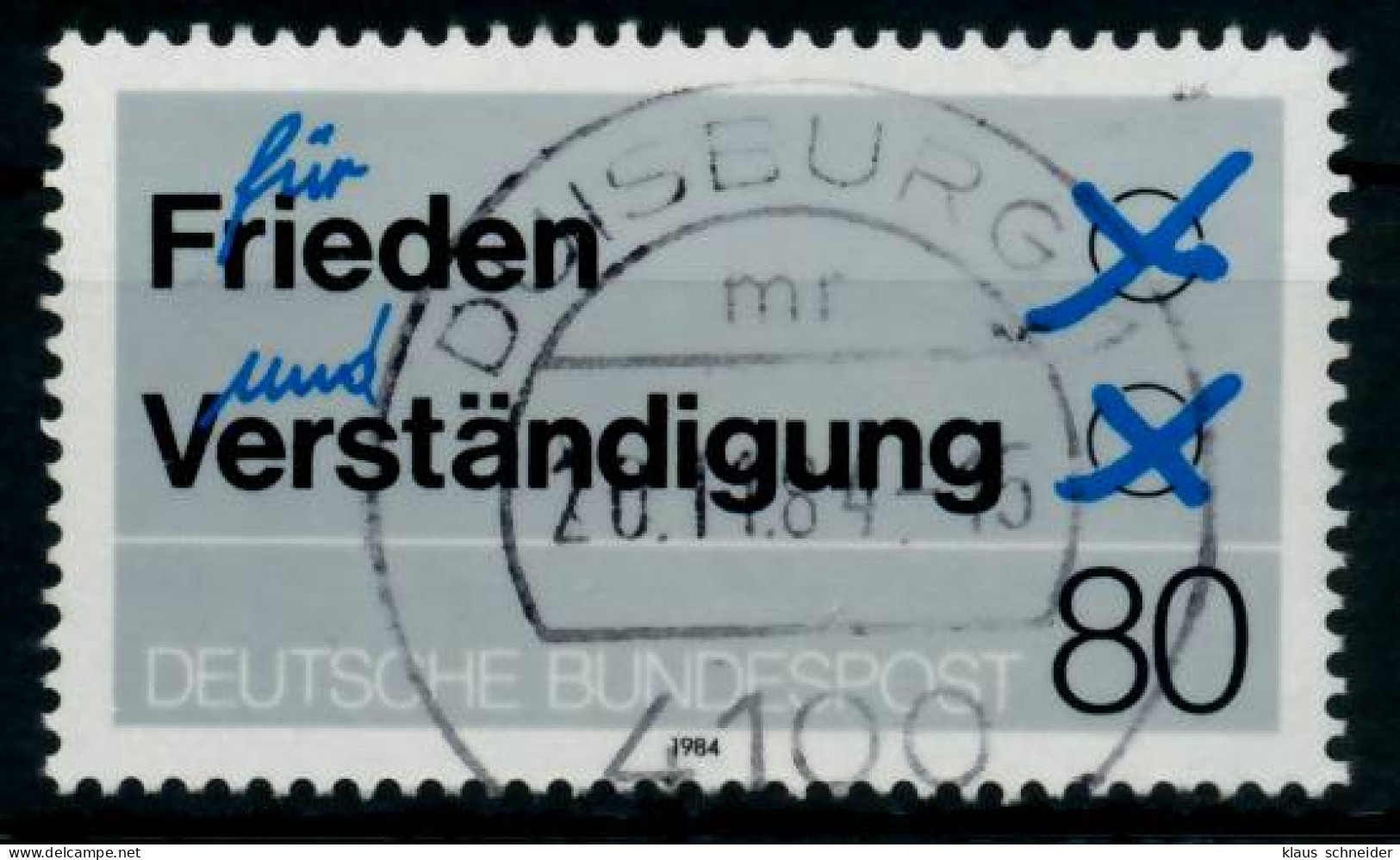 BRD 1984 Nr 1231 Zentrisch Gestempelt X6A21CA - Oblitérés