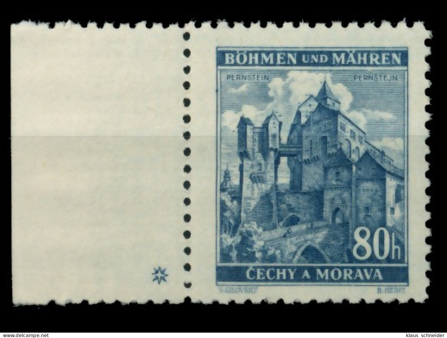 BÖHMEN MÄHREN Nr 40PlSt1L Postfrisch X6DCE32 - Neufs