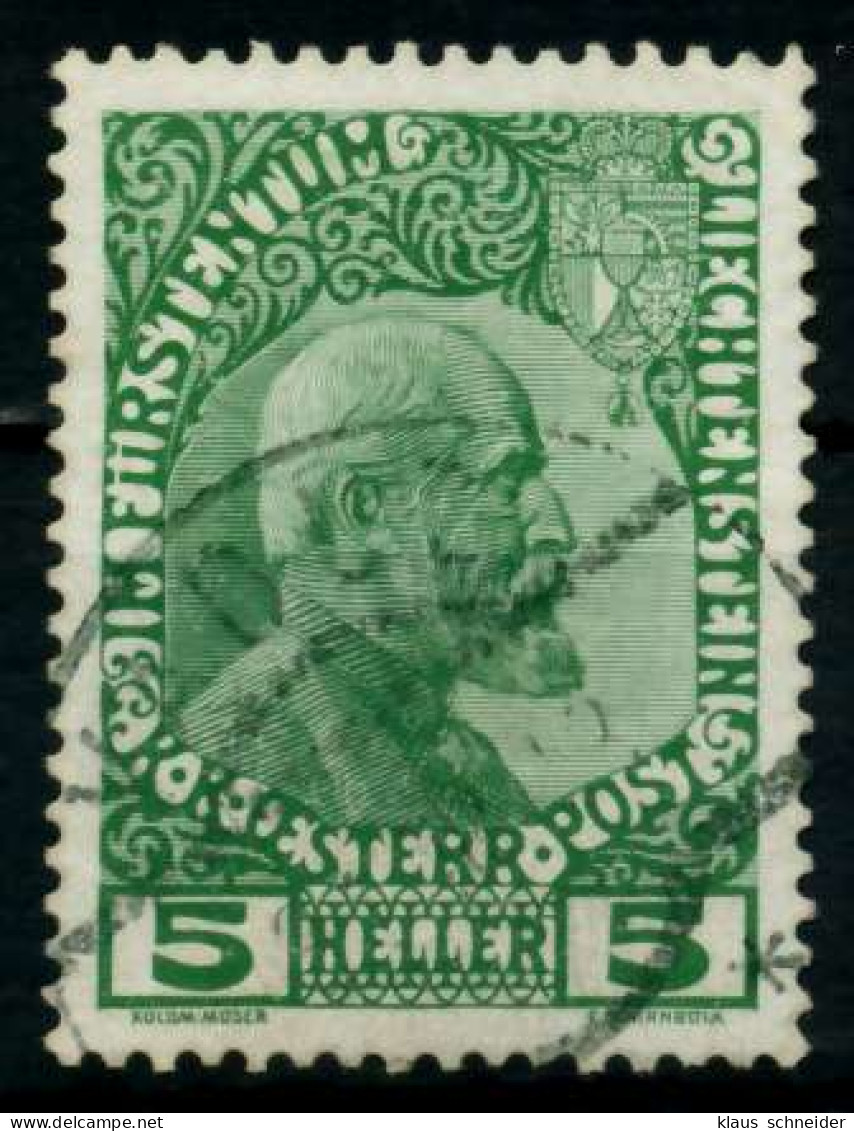 LIECHTENSTEIN 1912 Nr 1x Gestempelt X6F6EFE - Gebruikt