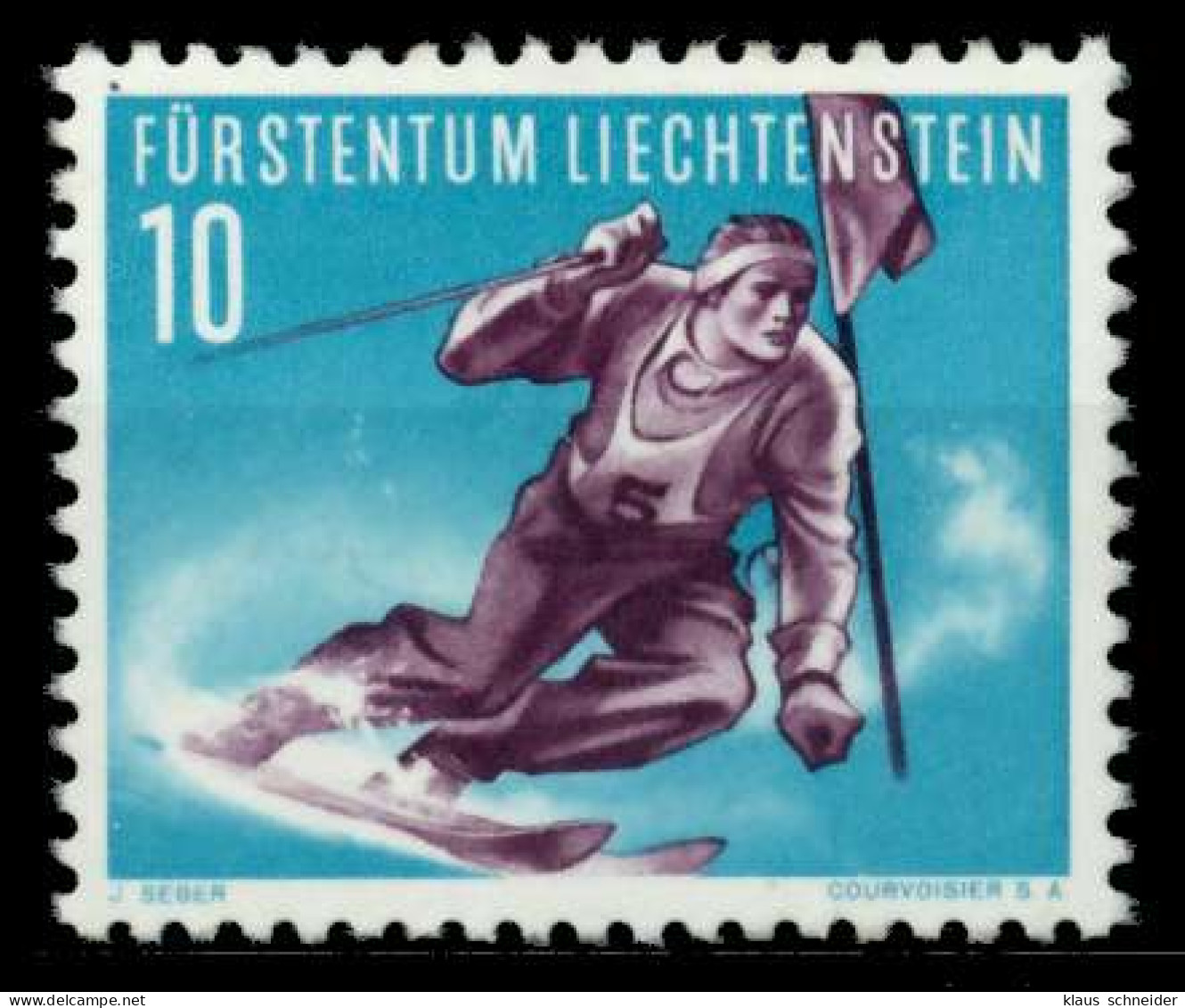 LIECHTENSTEIN 1955 Nr 334 Postfrisch X6FE736 - Ungebraucht