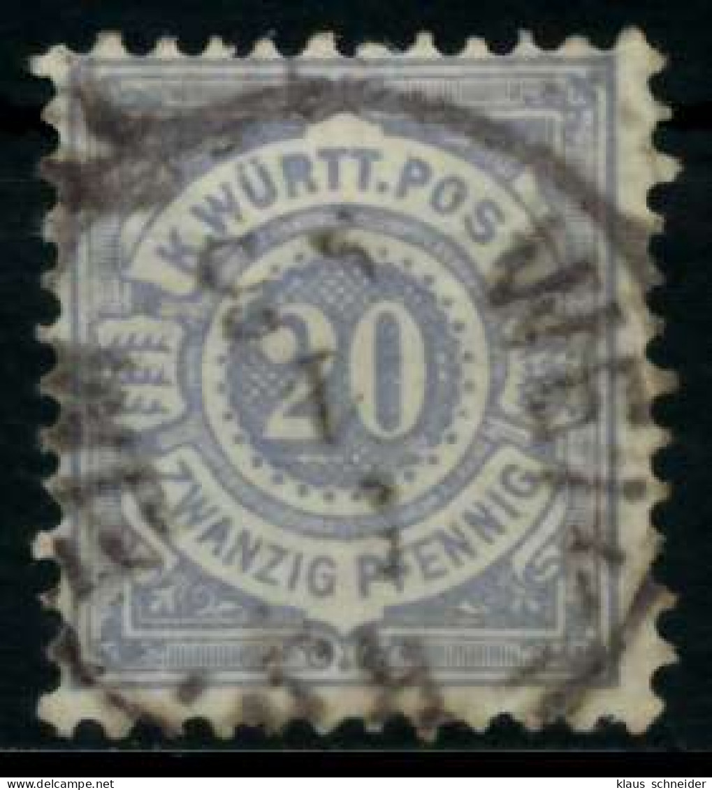 WÜRTTEMBERG AUSGABE VON 1875 1900 Nr 47a Gestempelt X713962 - Usados