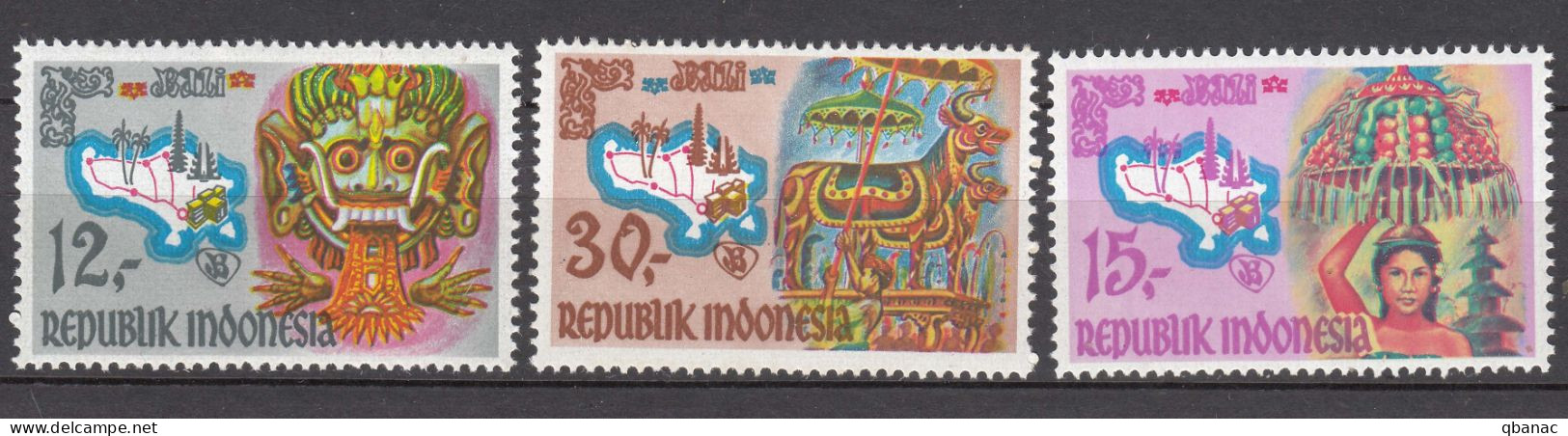 Indonesia 1969 Mi#641-643 Mint Never Hinged - Indonesien