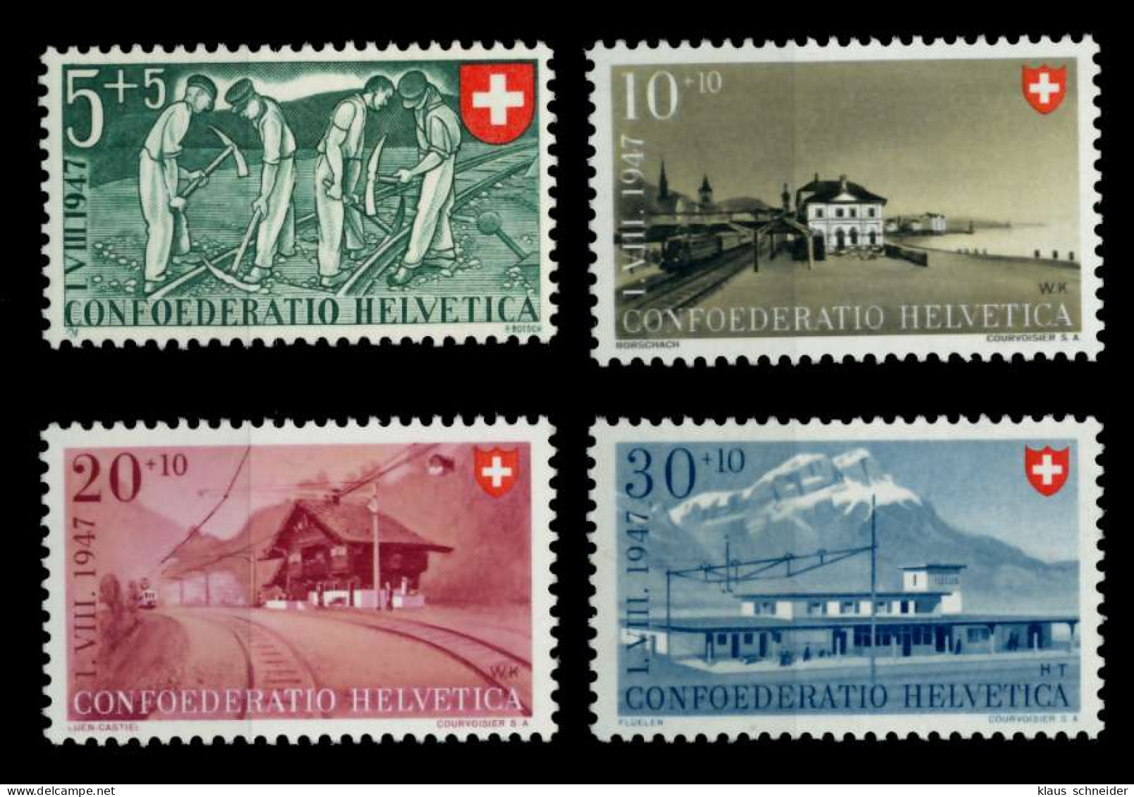 SCHWEIZ PRO PATRIA Nr 480-483 Postfrisch X73CEF2 - Unused Stamps