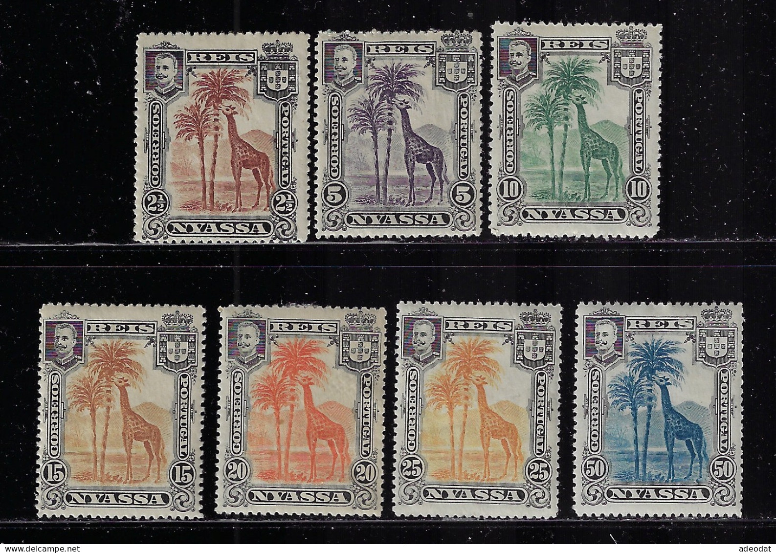 NYASSA  1901  SCOTT #26-32   MH   CV $11.20 - Nyasaland