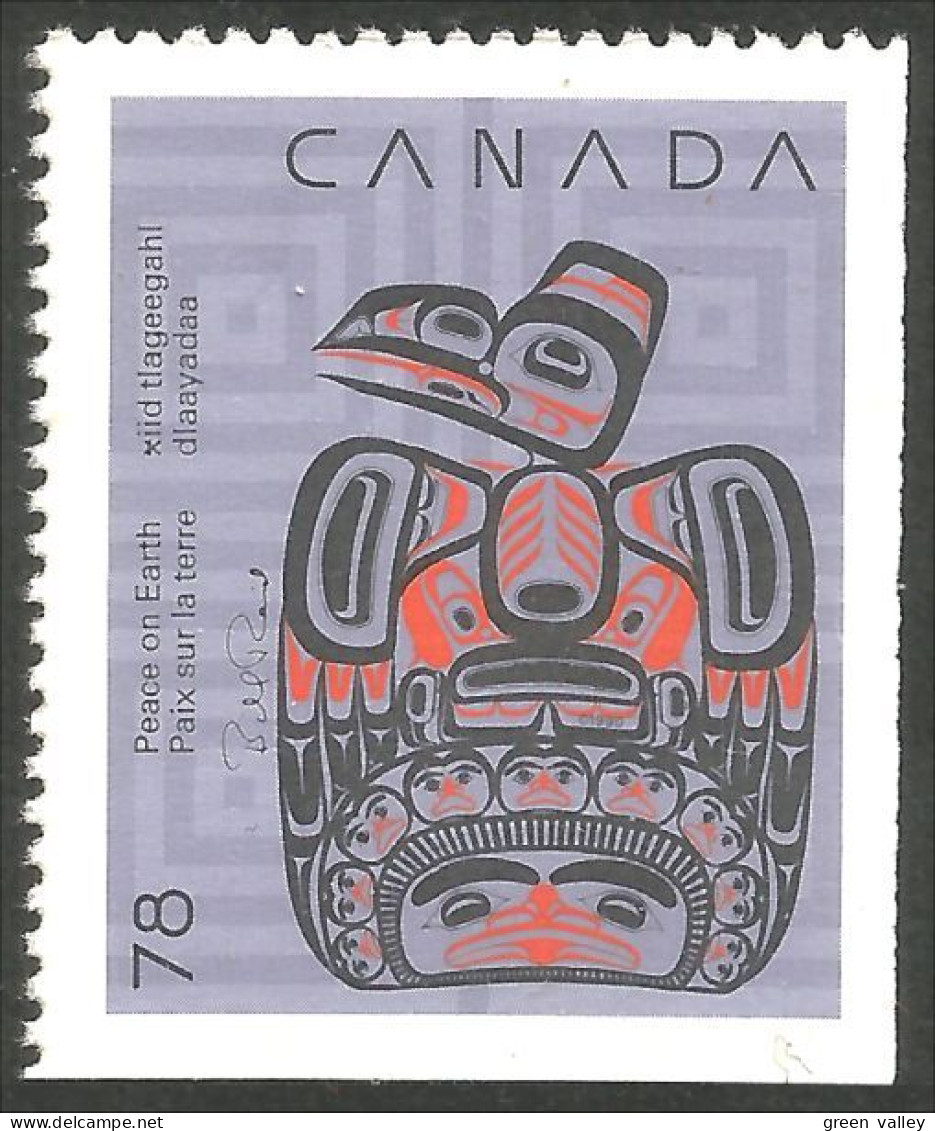 Canada Noel Christmas 1990 Sculpture Inuit MNH ** Neuf SC (C12-96ascda) - Ungebraucht