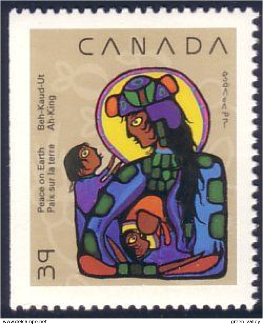 Canada Noel Christmas 1990 Vierge Et Enfant Madonna Child MNH ** Neuf SC (C12-94asgb) - Weihnachten