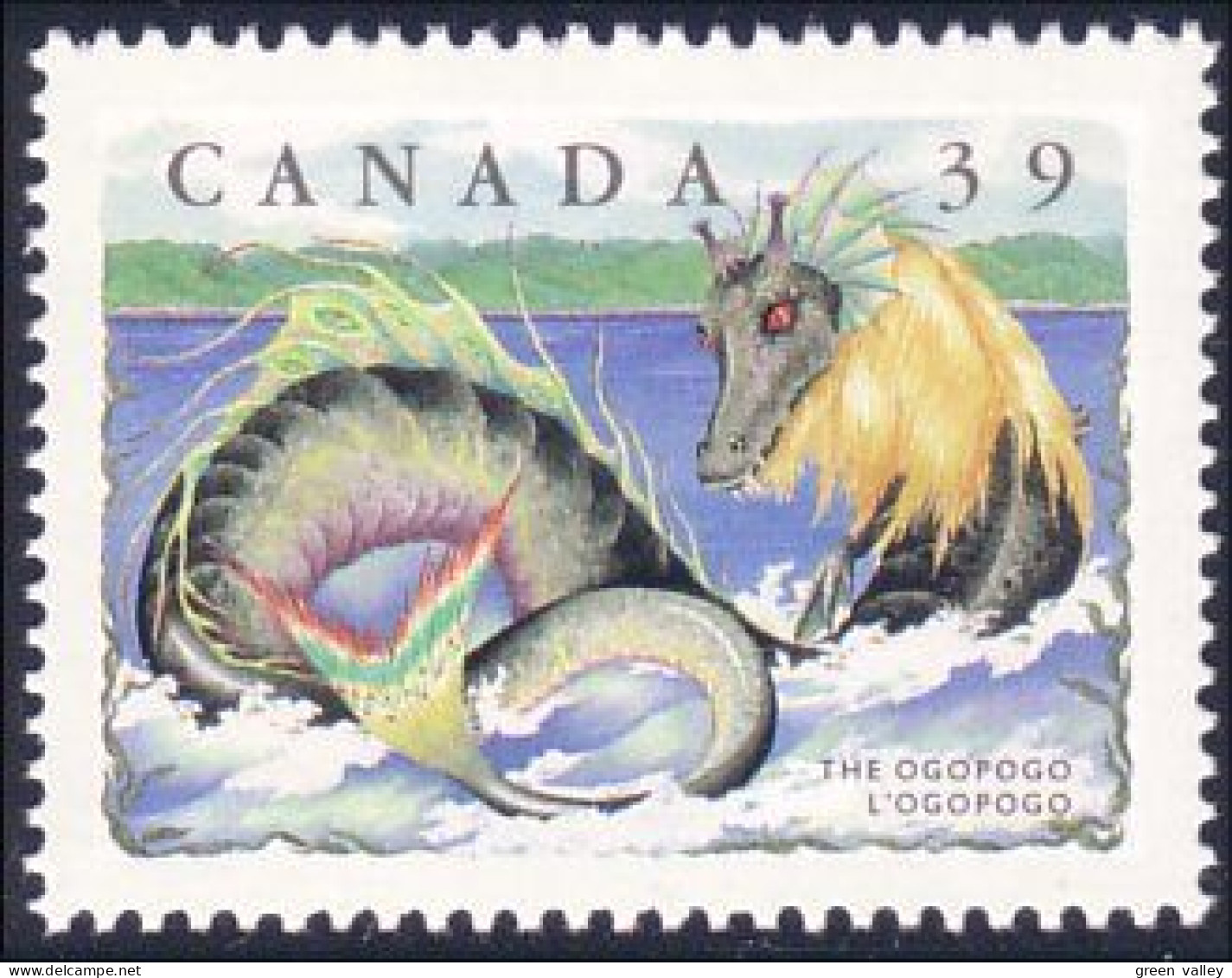 Canada Folklore Ogopogo MNH ** Neuf SC (C12-92b) - Fairy Tales, Popular Stories & Legends