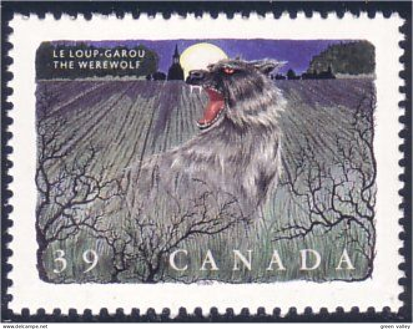 Canada Folklore Werewolf Loup-garou MNH ** Neuf SC (C12-91b) - Fairy Tales, Popular Stories & Legends