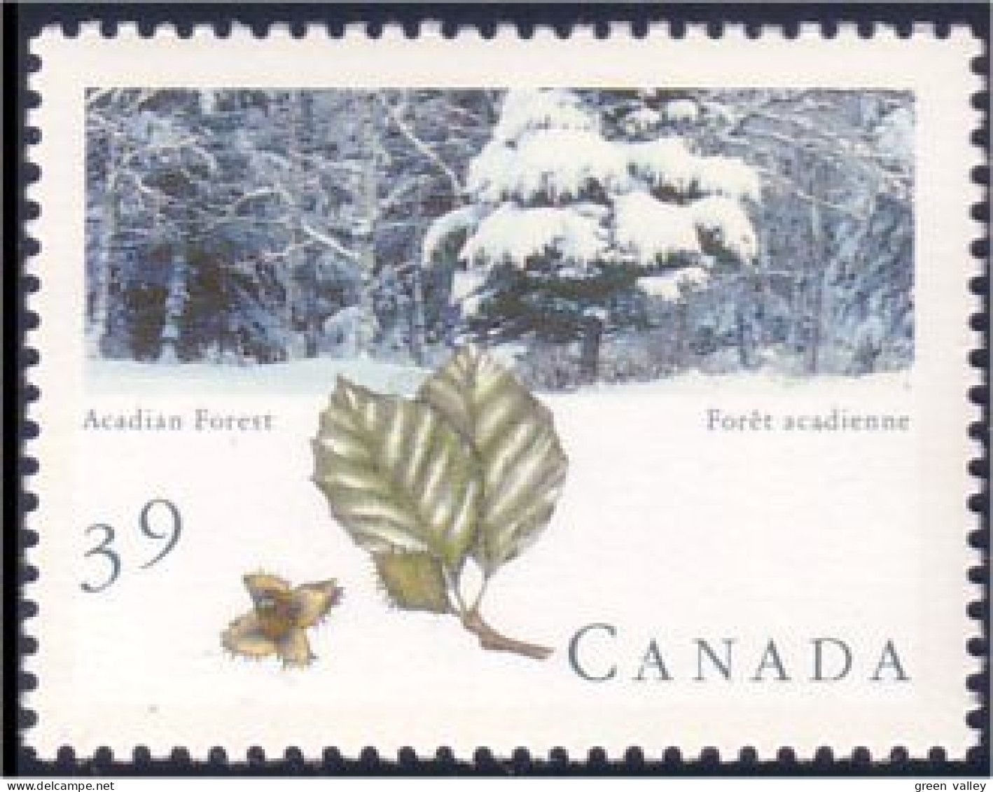 Canada Foret Acadie Forest MNH ** Neuf SC (C12-83c) - Protection De L'environnement & Climat