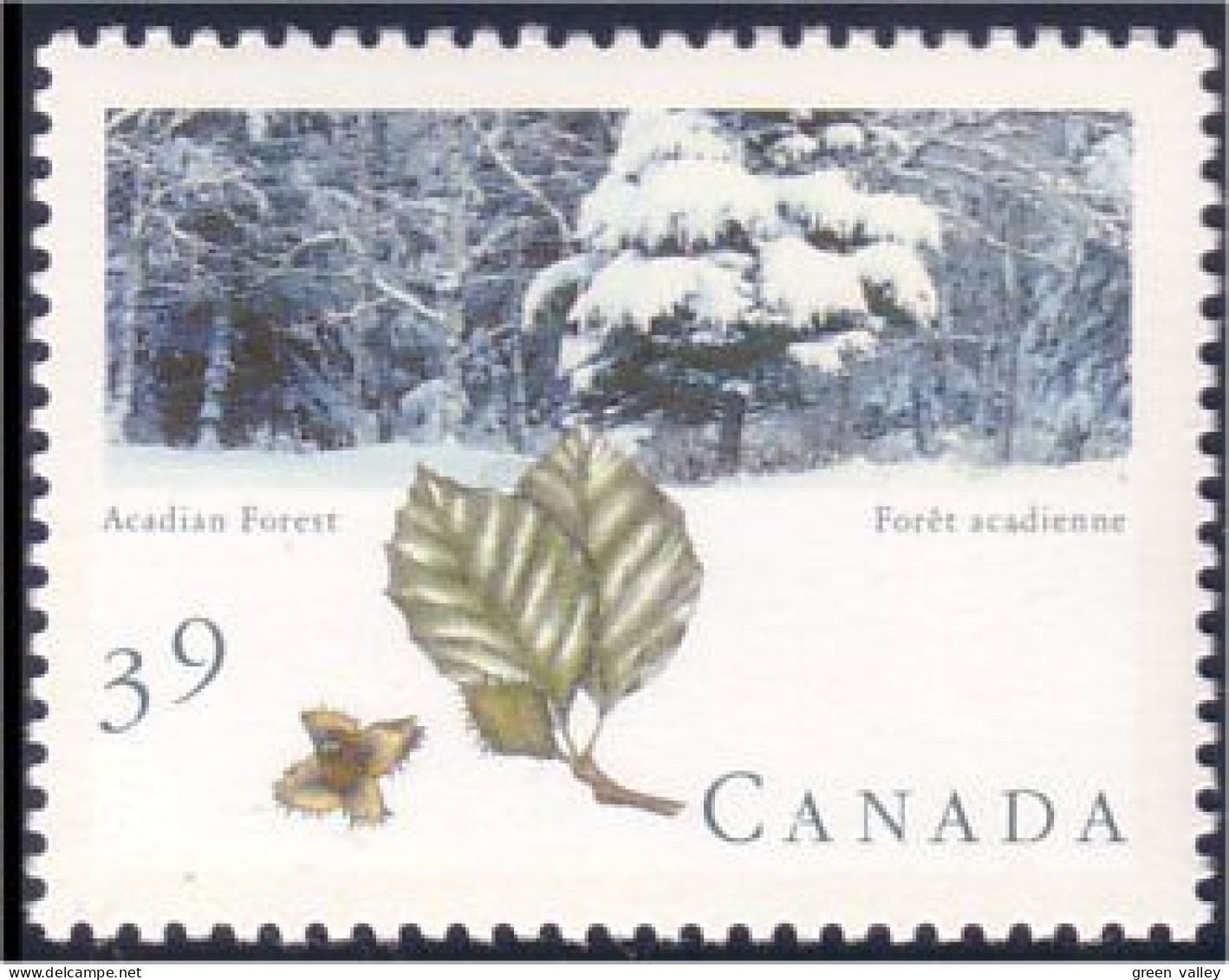 Canada Foret Acadie Forest MNH ** Neuf SC (C12-83b) - Bäume